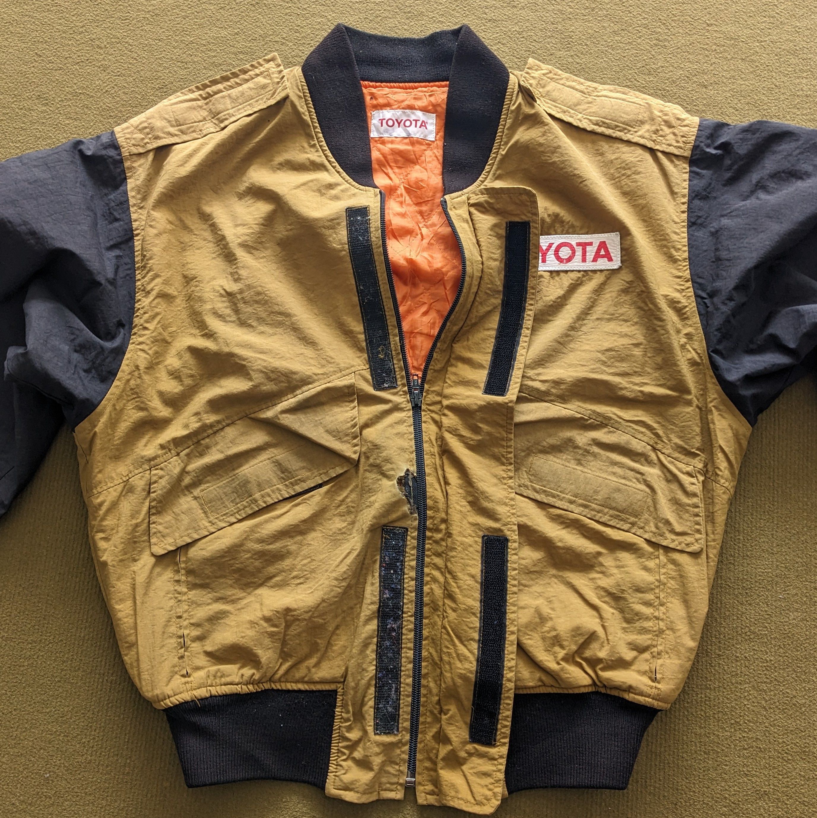 Other Vintage TOYOTA Motorsports Racing Bomber Jacket Size US L / EU 52-54 / 3 - 4 Thumbnail