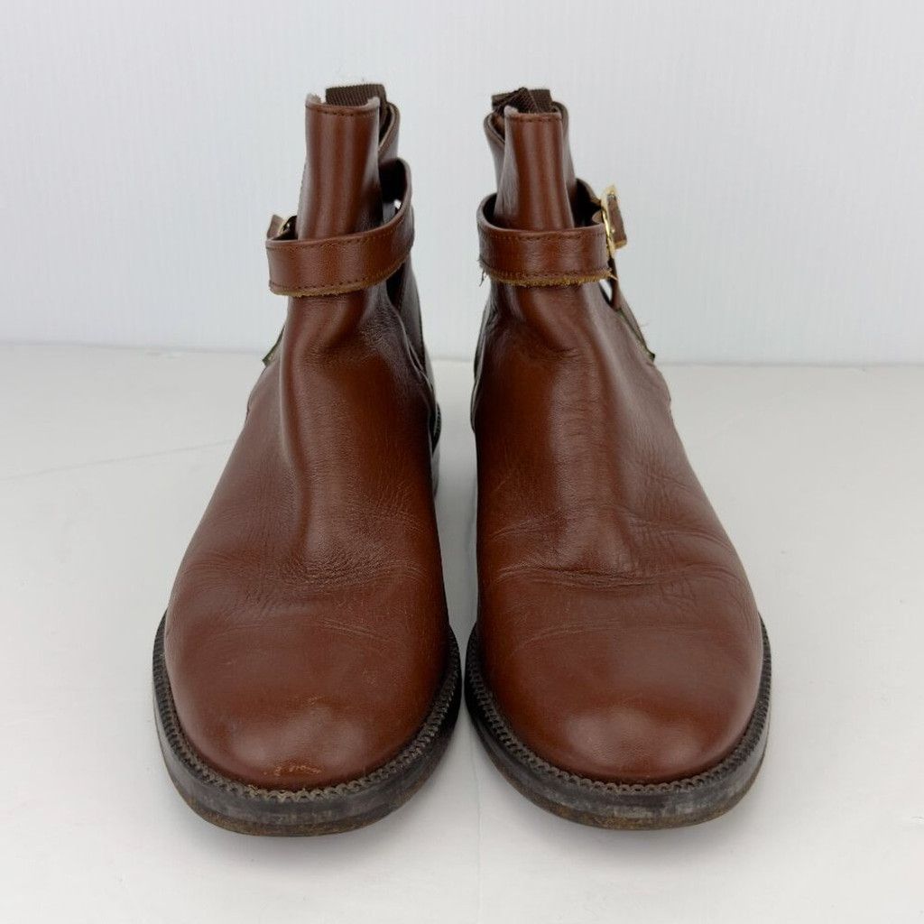 Aigle AIGLE Brown Ankle Boots Tan Luxury Chelsea French Booties 38 Size US 8 / IT 38 - 14 Thumbnail