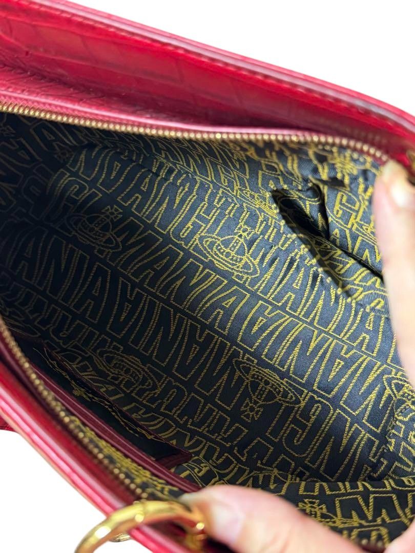 Vivienne Westwood Vivienne Westwood - Anglomania Crocodile Embossed Handbag Size ONE SIZE - 9 Thumbnail