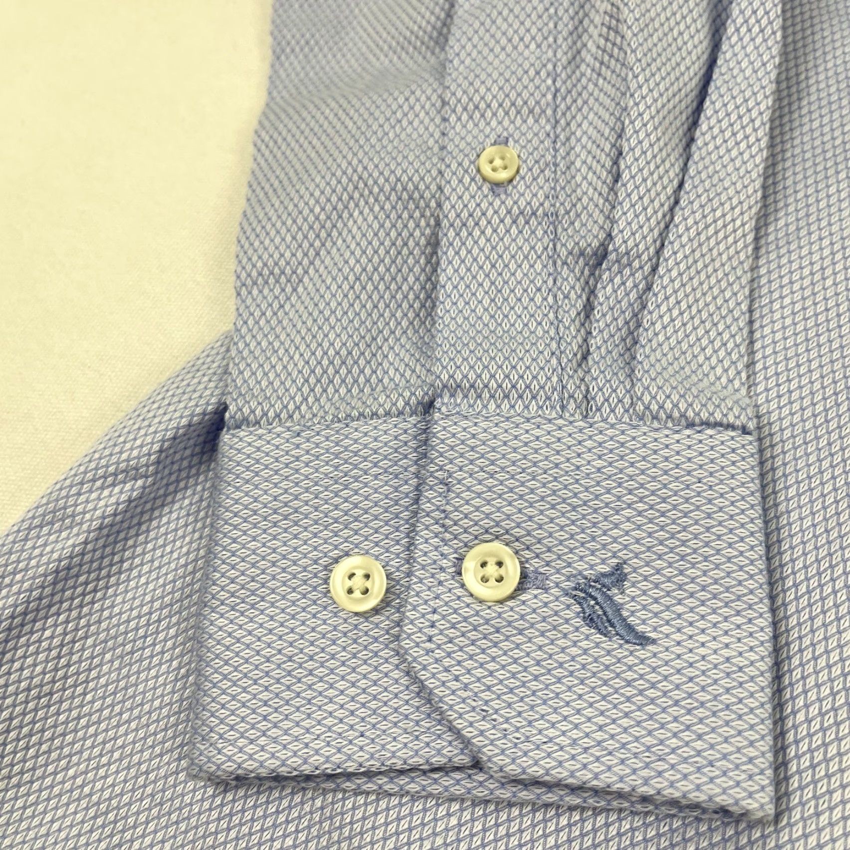 Vintage Blackberrys Shirt Mens XL Blue Button Up Long Sleeve Cotton Slim Size 42 Size US XL / EU 56 / 4 - 2 Thumbnail