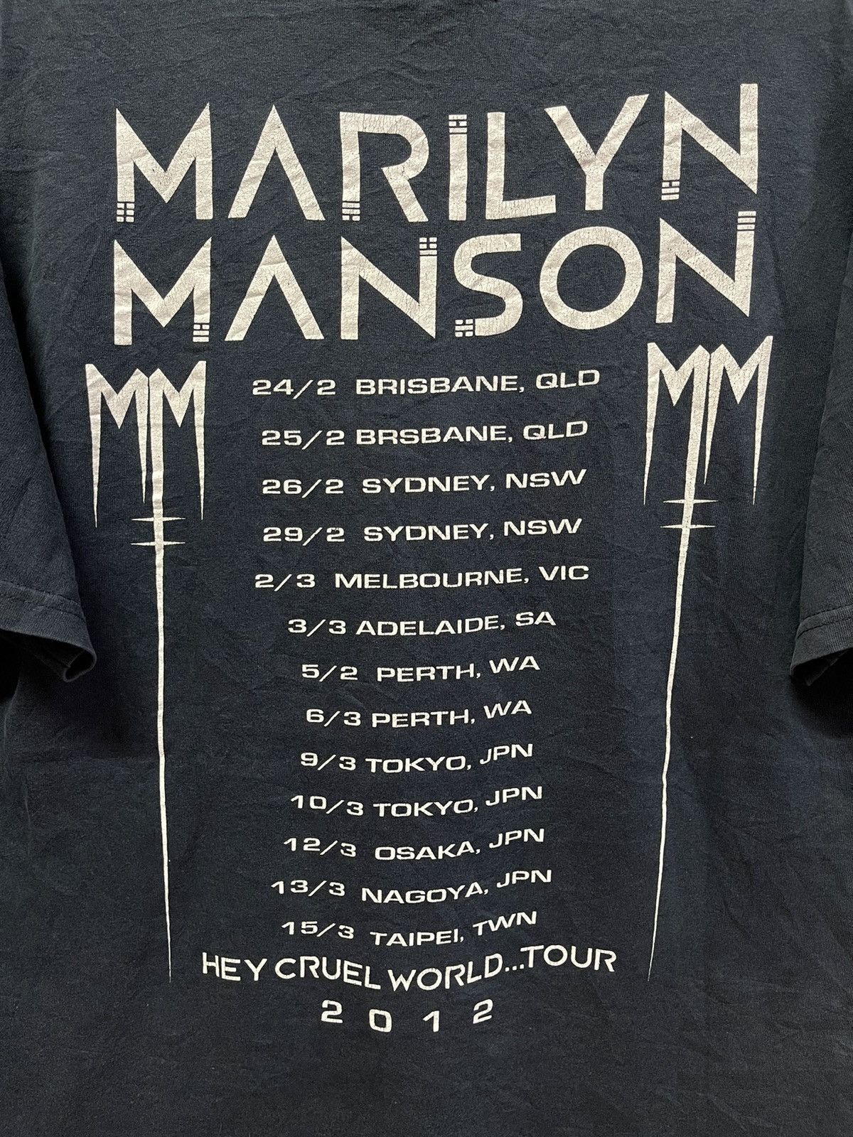 Band Tees Tour Tees x Marilyn Manson🔥🔥 Size US XL / EU 56 / 4 - 9 Thumbnail