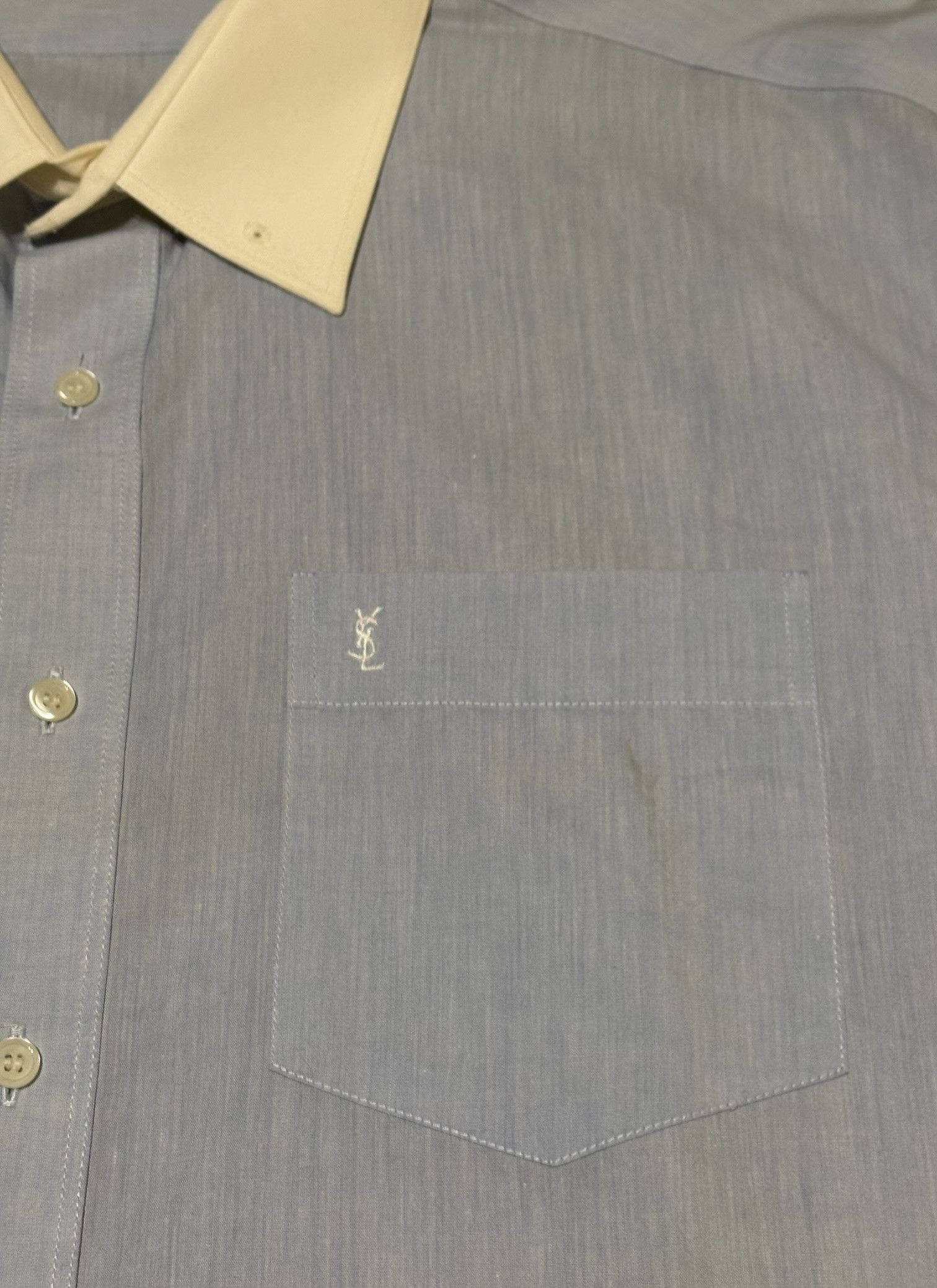 Yves Saint Laurent Yves Saint Laurent shirt size 44 Size US XXL / EU 58 / 5 - 6 Thumbnail
