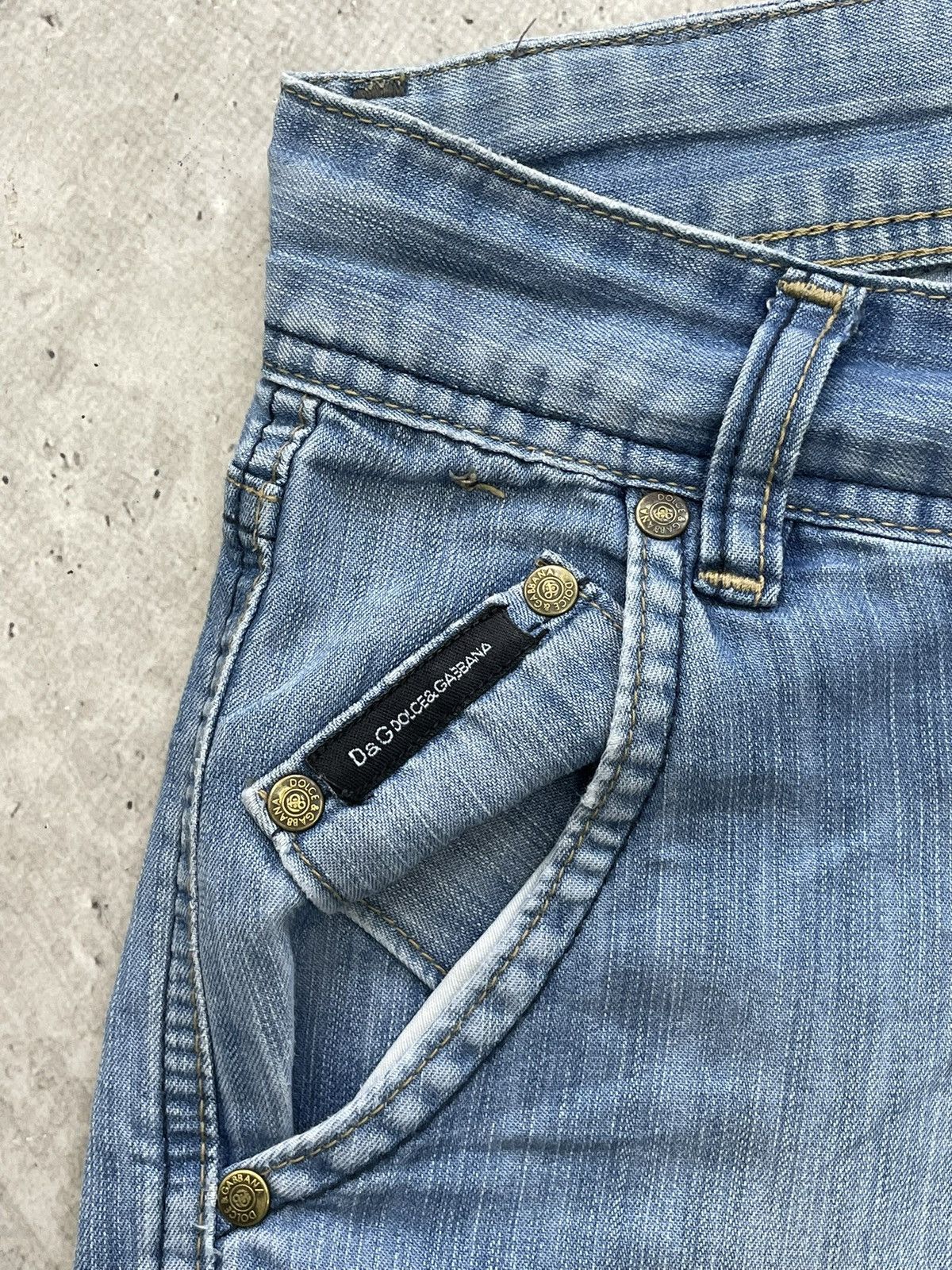 Dolce & Gabbana Rare flared denim cargo Dolce Gabbana 2000s pants jeans Size US 29 - 7 Thumbnail