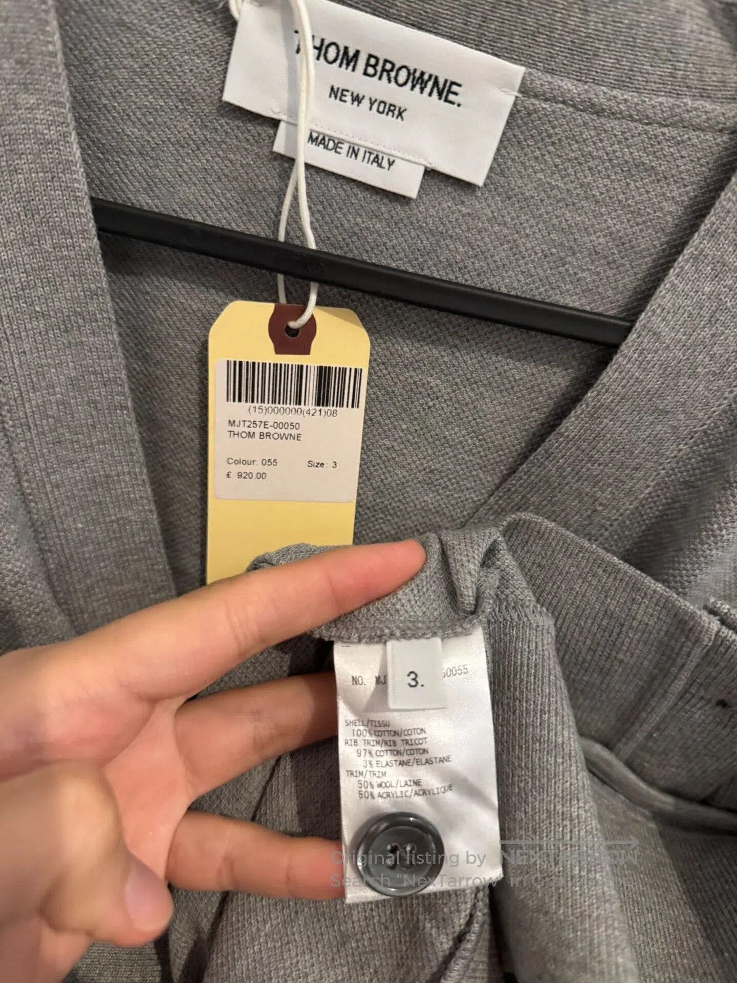 Thom Browne thom browne gray cardigan with animal designs. Size US M / EU 48-50 / 2 - 4 Thumbnail