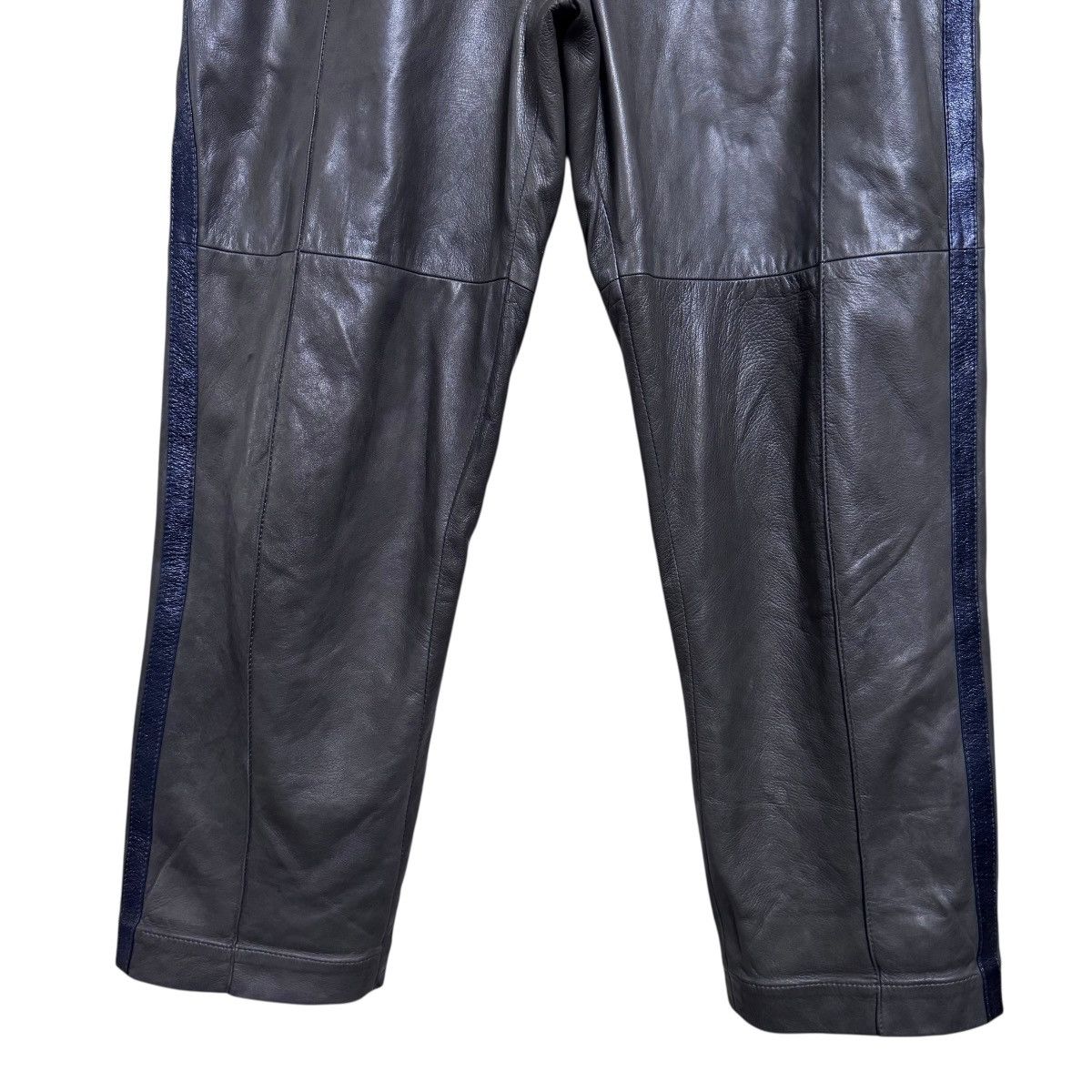 Brunello Cucinelli Brunello Cucinelli Leather Drawstrings Pants Size 29" - 7 Thumbnail