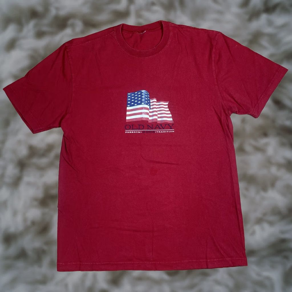 Old Navy Old Navy T-Shirt Mens M Medium Red CrewNeck Short Sleeve Free Tradition Size US M / EU 48-50 / 2 - 1 Thumbnail
