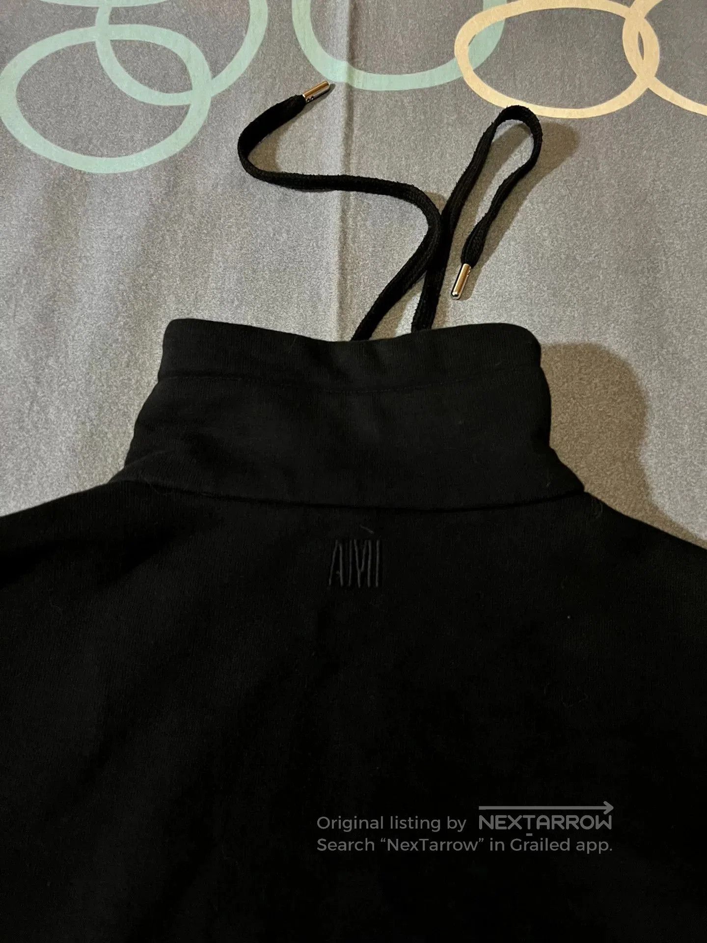 AMI ami red logo half-zip black sweatshirt. Size US S / EU 44-46 / 1 - 5 Thumbnail