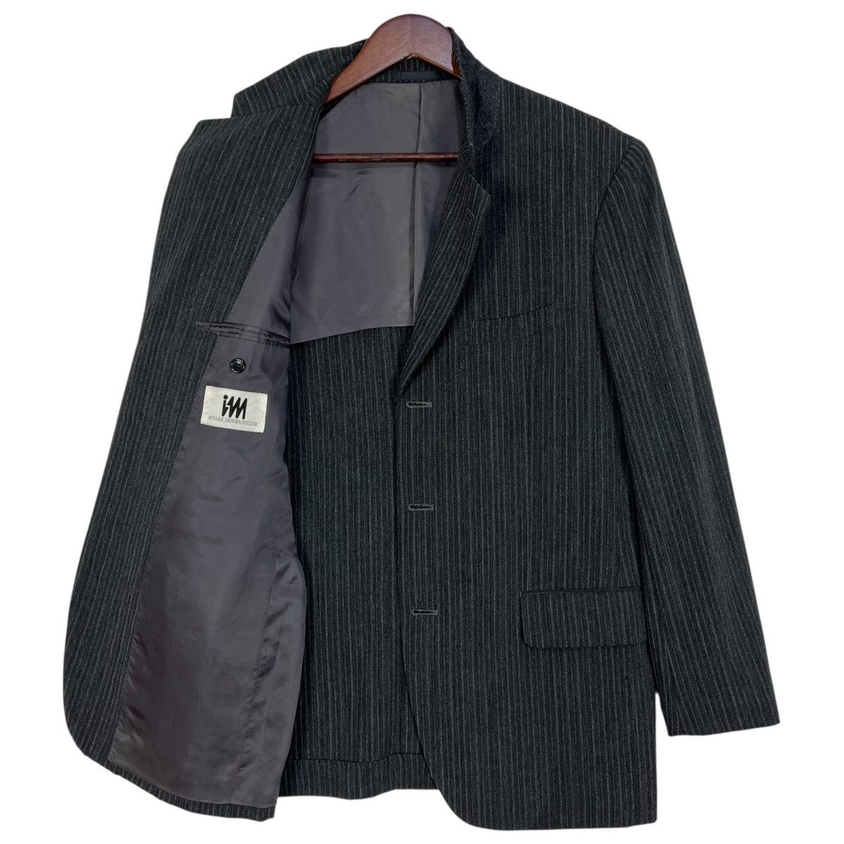 Issey Miyake 80s Vintage Issey Miyake Blazer Jacket Size US L / EU 52-54 / 3 - 3 Thumbnail