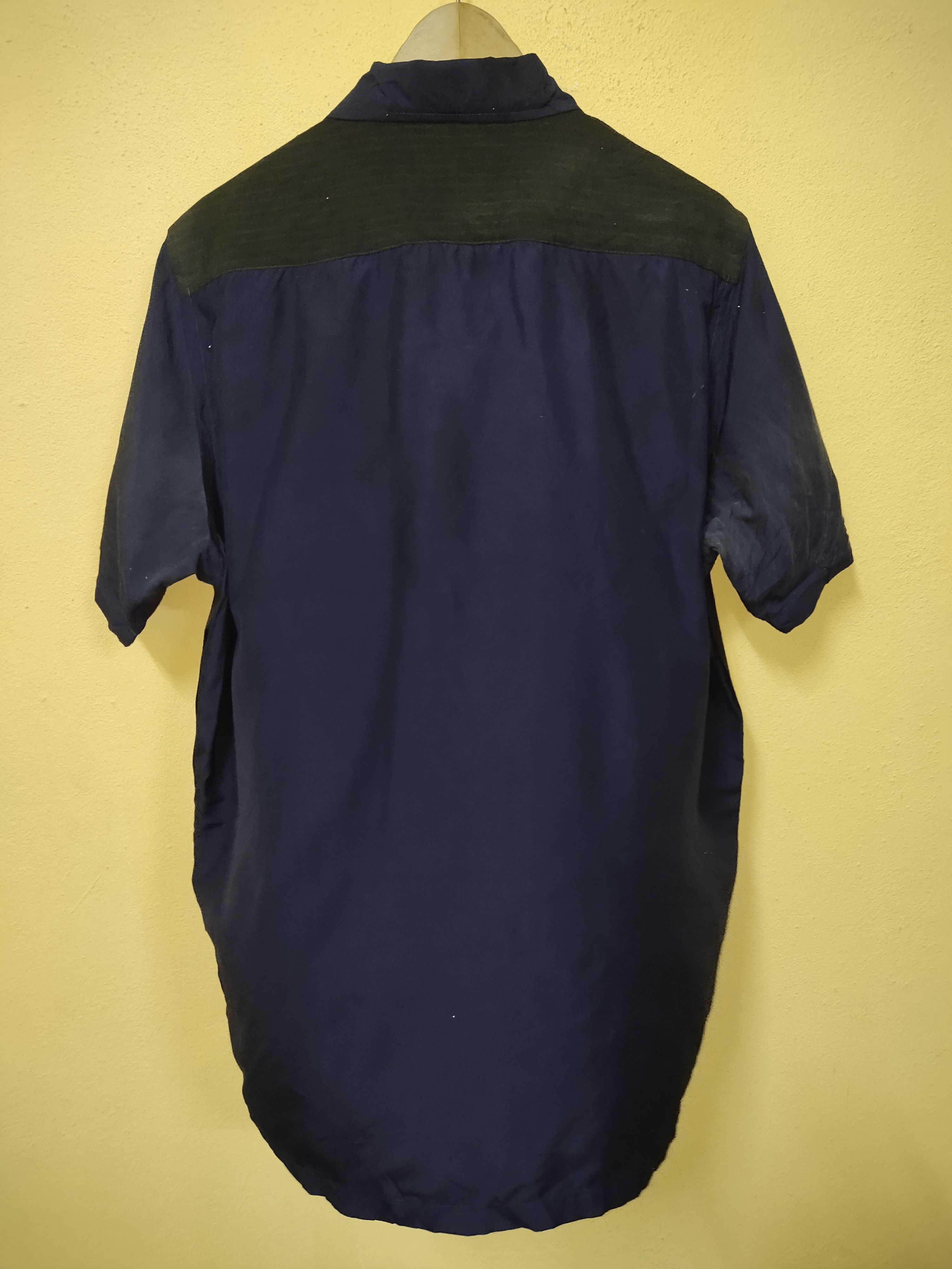 Vintage × Yohji Yamamoto Rare Yohji Yamamoto Pour Homme 100% Rayon Shirt Button Up Size US L / EU 52-54 / 3 - 2 Thumbnail