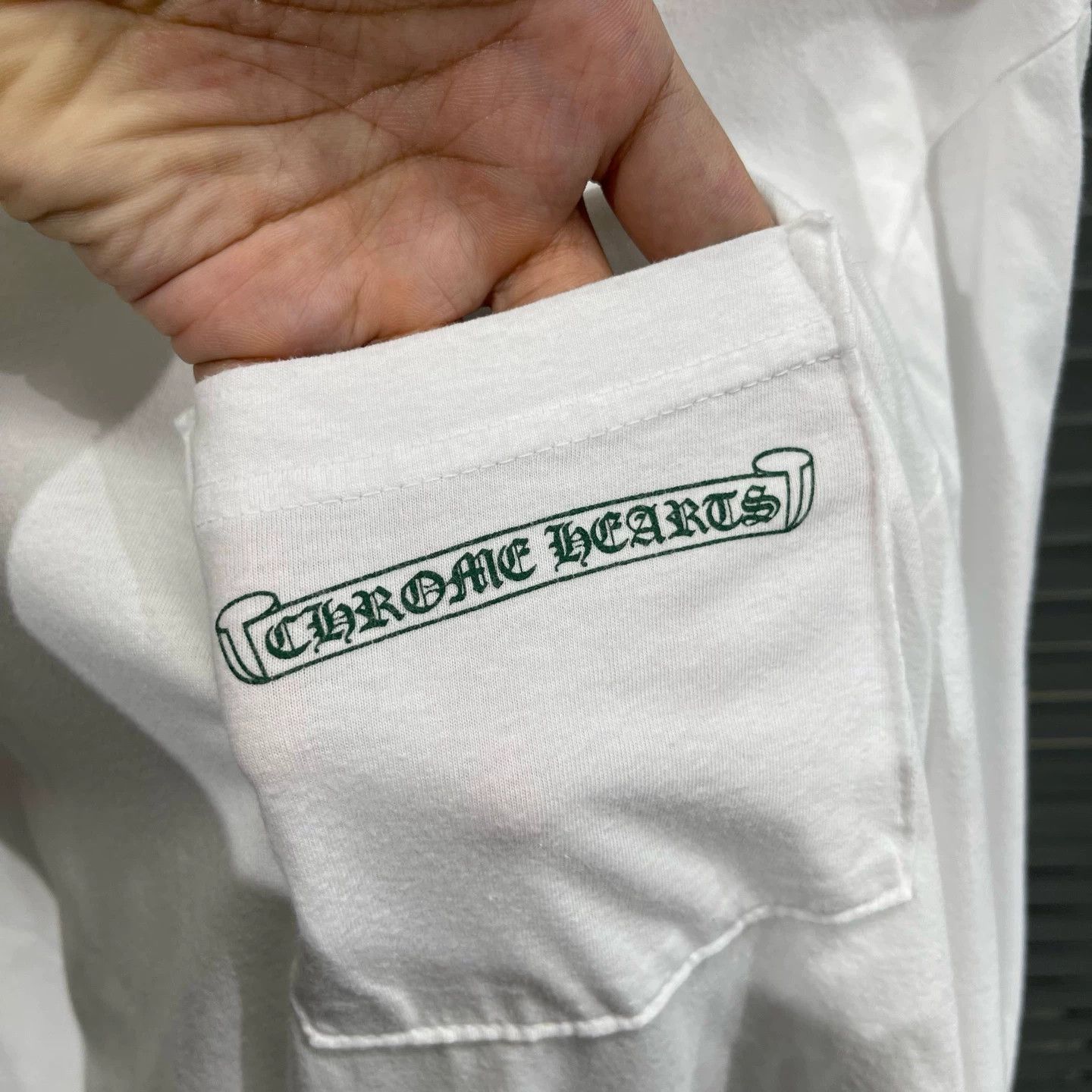 Chrome Hearts Chrome Hearts White Phantom X Sanskrit LS M 99N Size US M / EU 48-50 / 2 - 4 Thumbnail