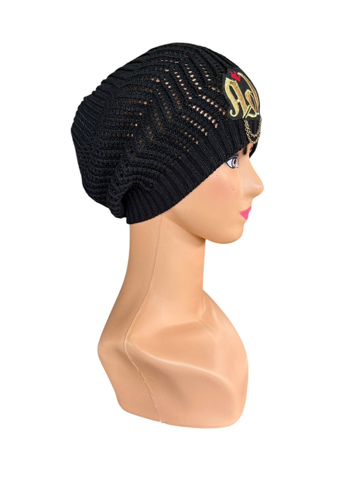 Japanese Brand × Kapital × Vintage Japanese Punk Bondage Style A6 knitt Beanie Hats Size ONE SIZE - 2 Thumbnail