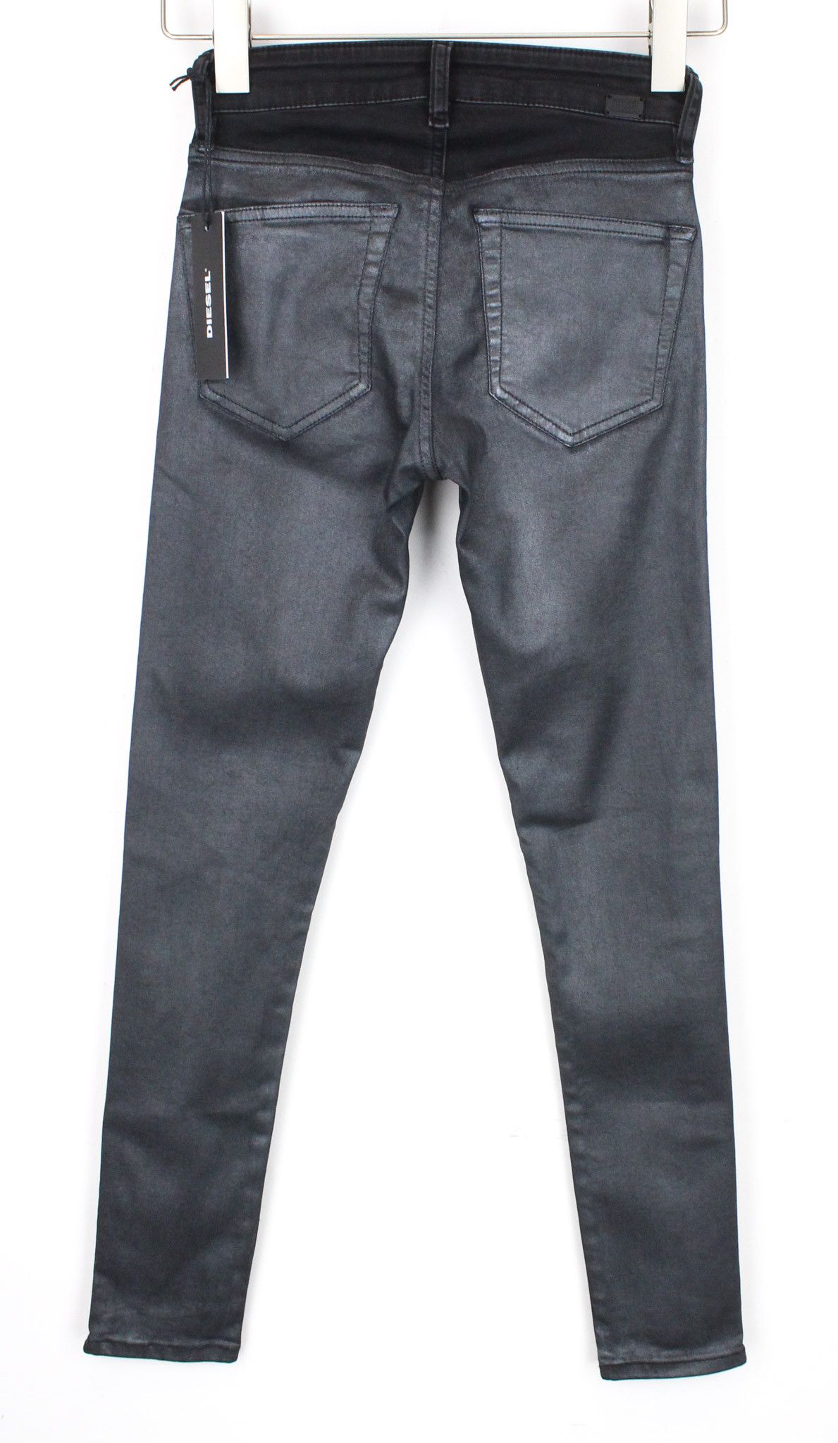 Diesel SLANDY-ZIP 069GF W23/L30 Grey Girls Jeans 71254 Size 23" - 2 Thumbnail
