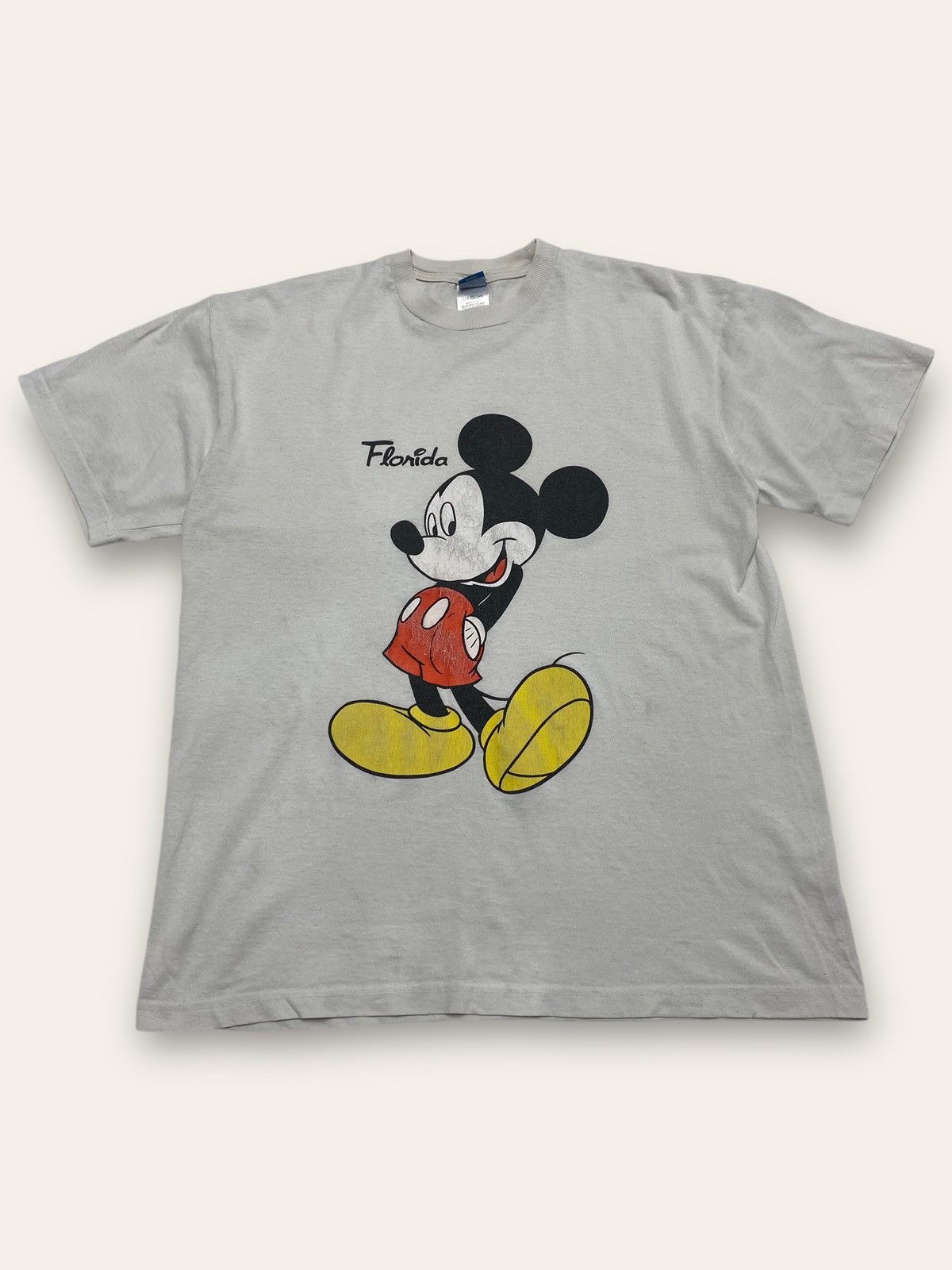 Disney Vintage MICKEY MOUSE DISNEY Big Logo Tee Shirt Size US L / EU 52-54 / 3 - 1 Thumbnail