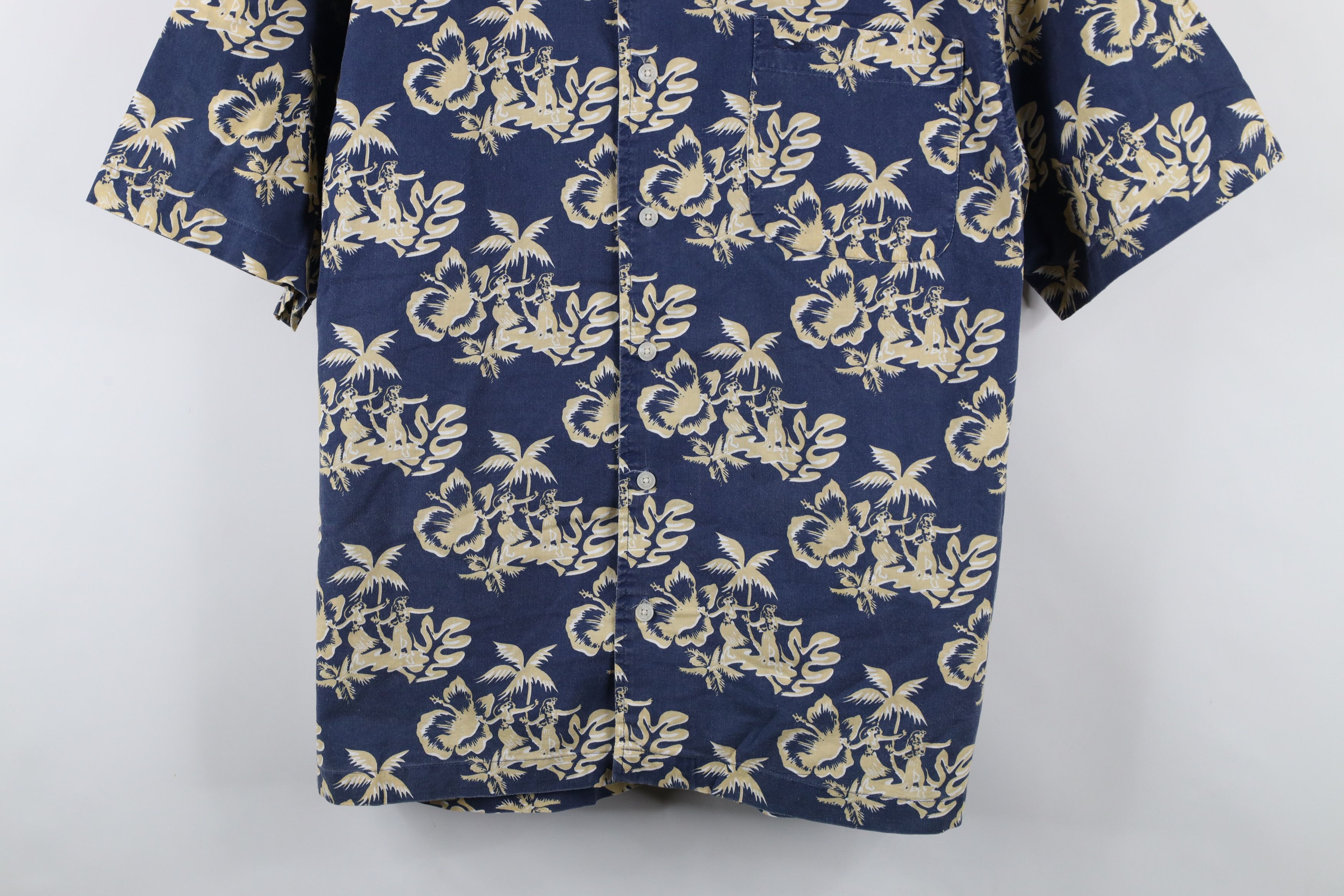 Ocean Pacific × Vintage Vintage 90s Ocean Pacific OP Surf Looped Collar Button Shirt Size US L / EU 52-54 / 3 - 3 Thumbnail