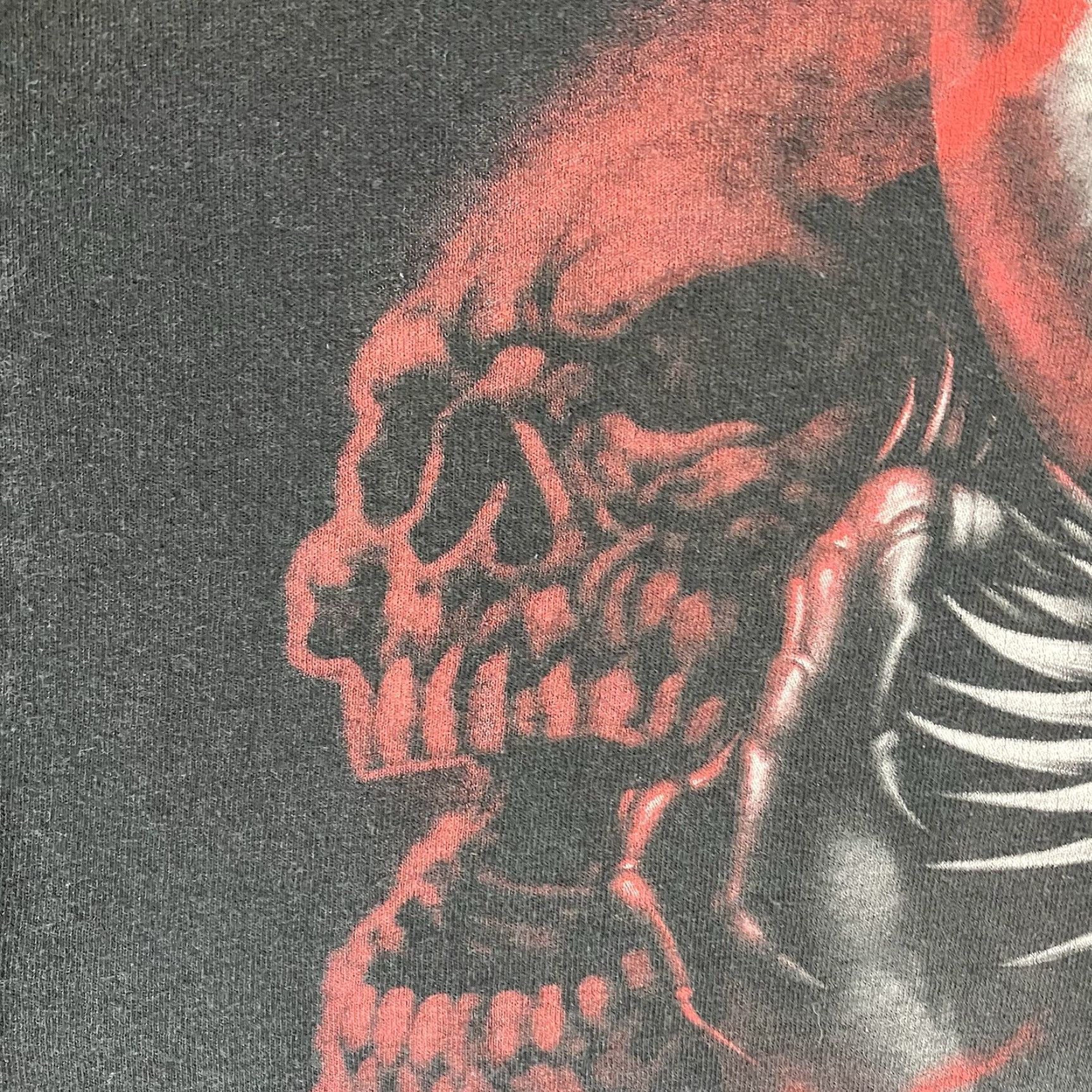 Vintage VINTAGE Dragon Skull T Shirt Oversized Graphic Print 2000s Black Crew Neck M Adult Medium Mens Gothic Grunge Metal Emo Band Accessories Size US M / EU 48-50 / 2 - 4 Thumbnail