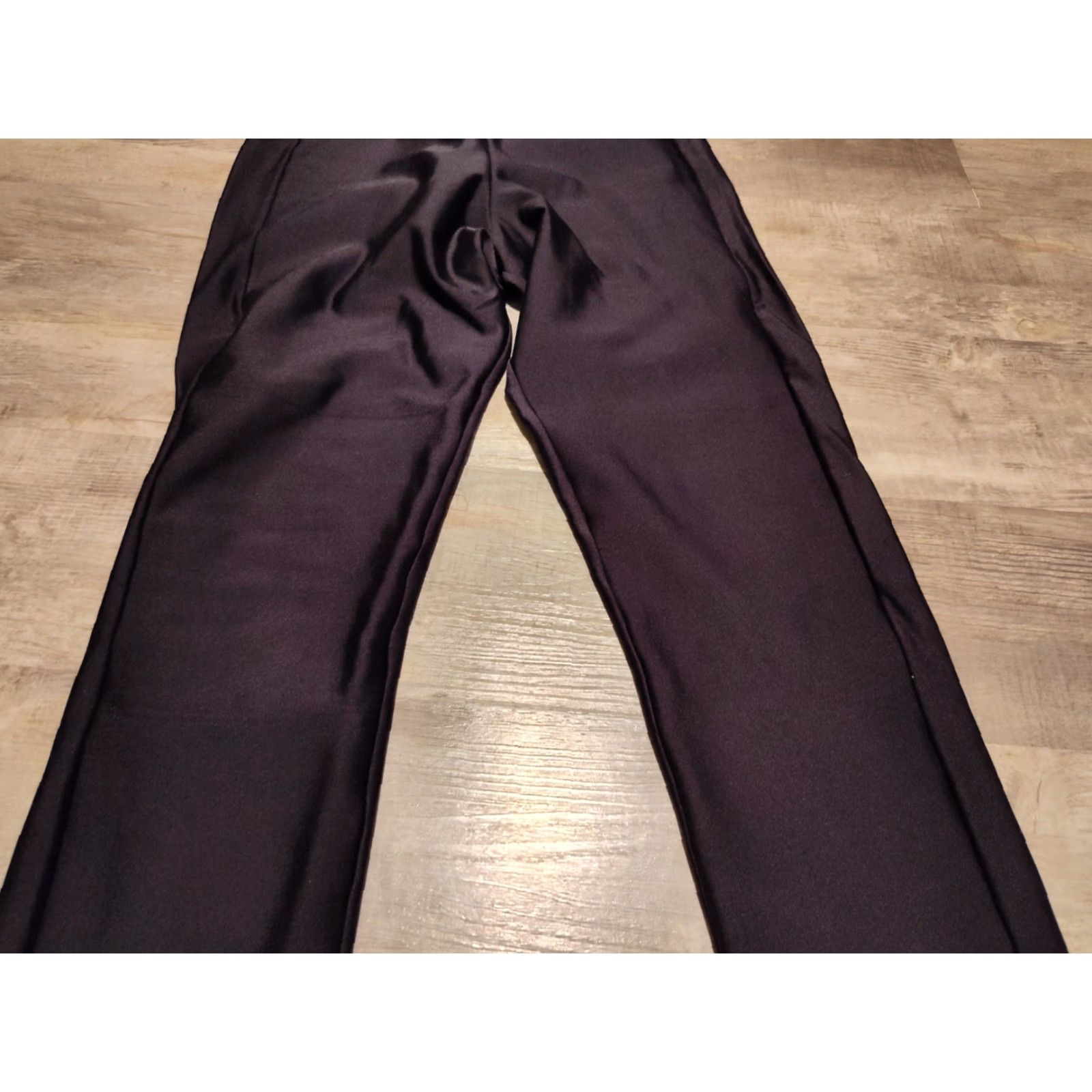 Vintage VINTAGE L.L. Bean 90s Fleece-Lined Black Stirrup Pants Women's Size M Skinny Active Wear USA Made Size 32" / US 10 / IT 46 - 4 Thumbnail