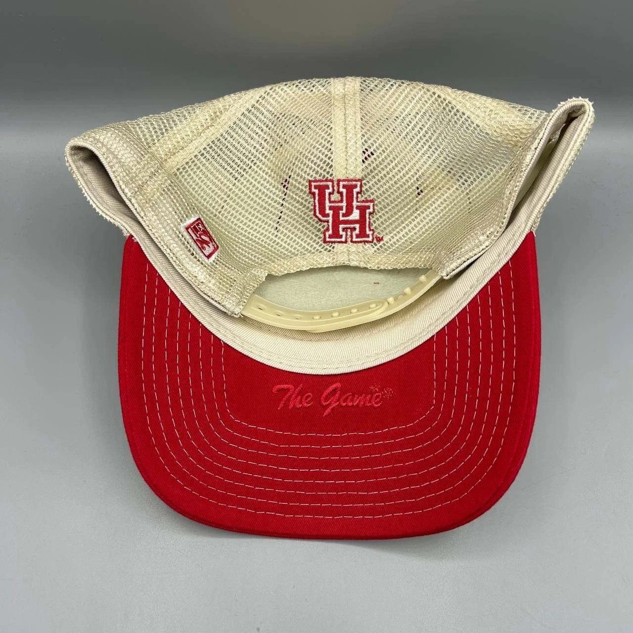 The Game Vintage Houston Cougars Trucker Hat Men Red NCAA Snap Back Size ONE SIZE - 7 Thumbnail