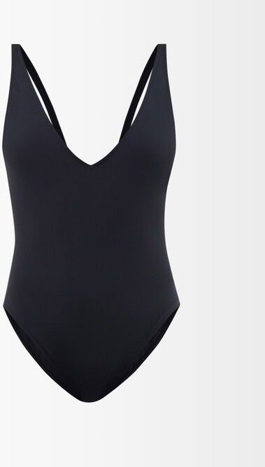 Toteme o1mle0525 Deep Neck Swimsuit in Black Size L / US 10 / IT 46 - 2 Thumbnail