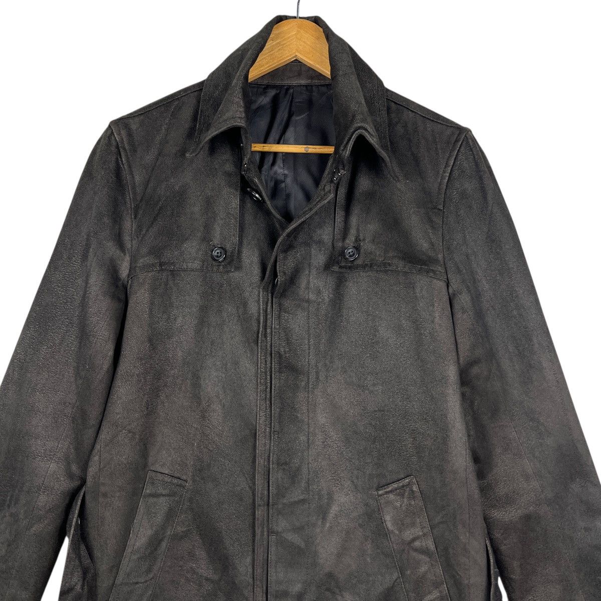 Tornado Mart 🔥 Tornado Mart Moleskin Bono With Belt Coat Size US L / EU 52-54 / 3 - 4 Thumbnail