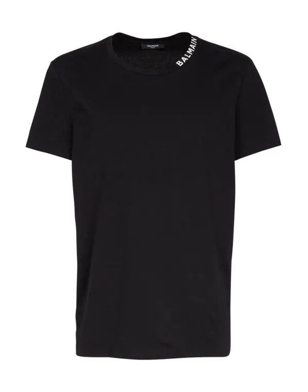Balmain o1y0426 Crewneck T-Shirt in Black Size US S / EU 44-46 / 1 - 1 Thumbnail