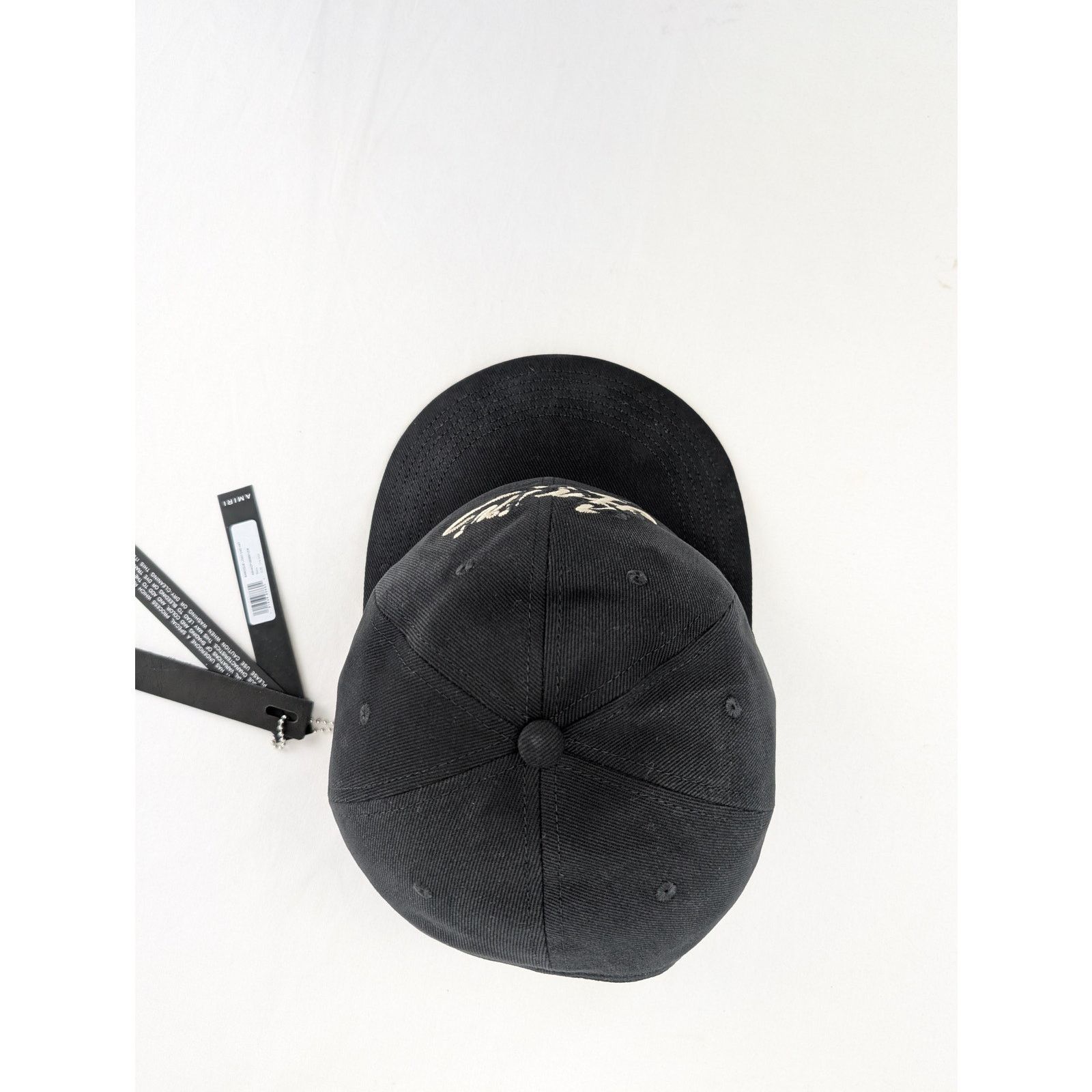 Amiri o1rshd1 Q:3 / Size: OS / Baroque Logo Dad Hat / Cap in Black Size ONE SIZE - 4 Thumbnail
