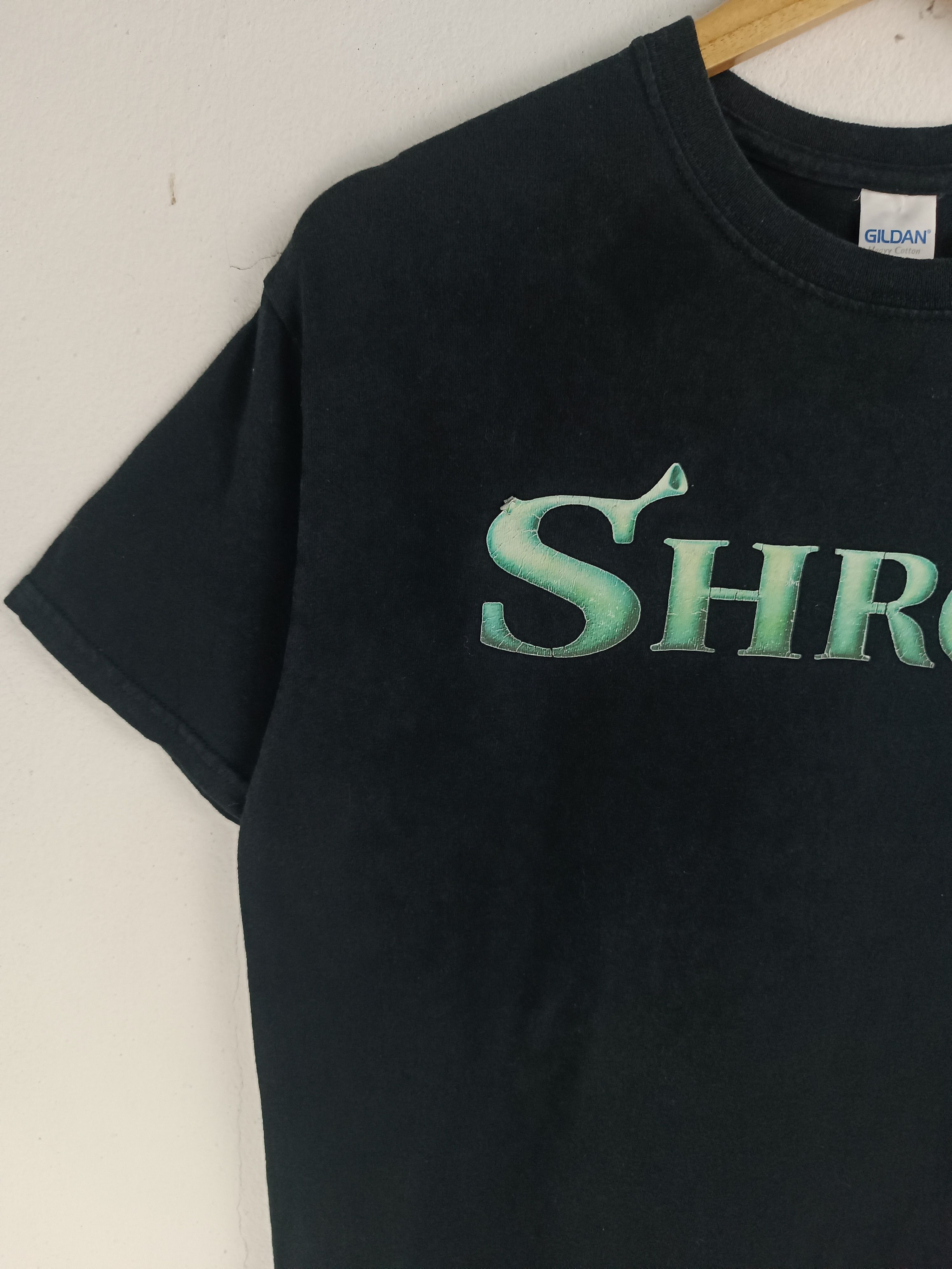 Cartoon Network VINTAGE FADED SHREK CLASSIC LOGO DREAMWORKS ANIMATION TEE Size US M / EU 48-50 / 2 - 5 Thumbnail