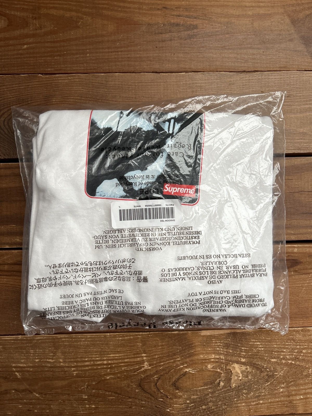 Supreme Supreme Afro Skater Shadow White Tee Shirt Size US L / EU 52-54 / 3 - 2 Thumbnail
