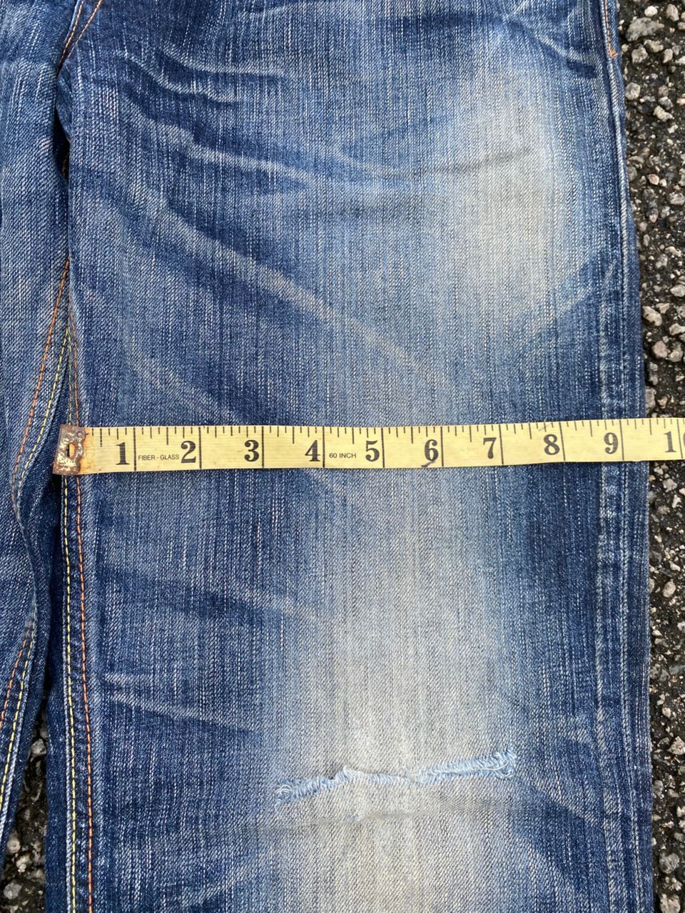 Edwin 💥FLARE💥VINTAGE EDWIN 503 BLUE TRIP DISTRESSED DENIM Size US 32 / EU 48 - 5 Thumbnail