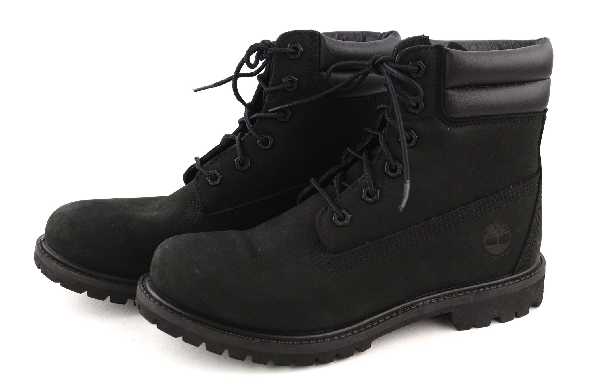 Timberland A15QY-A4959 EU38.5/39 Black Leather High Top Boots 81164 Size US 7.5 / IT 37.5 - 4 Thumbnail