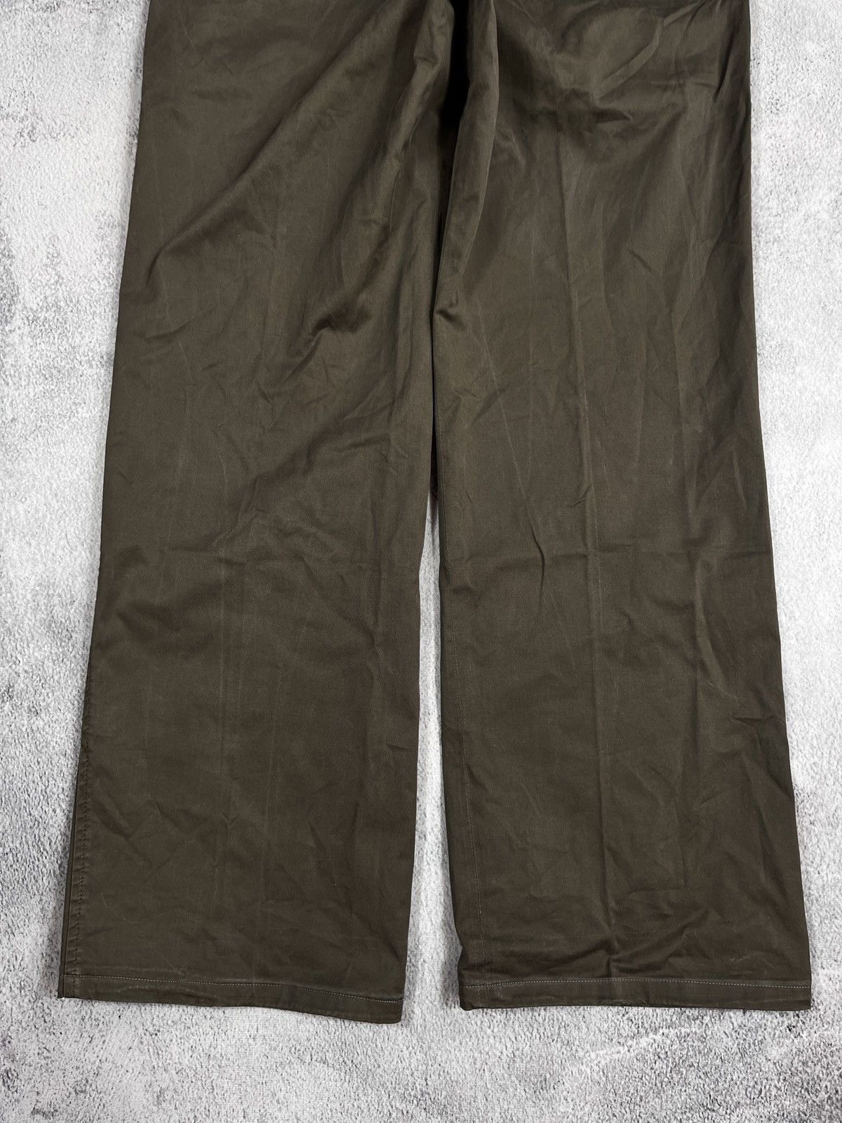 Weekend Max Mara Vintage Y2K Max Mara Weekend wide washed classic trousers Size 28" / US 6 / IT 42 - 6 Thumbnail