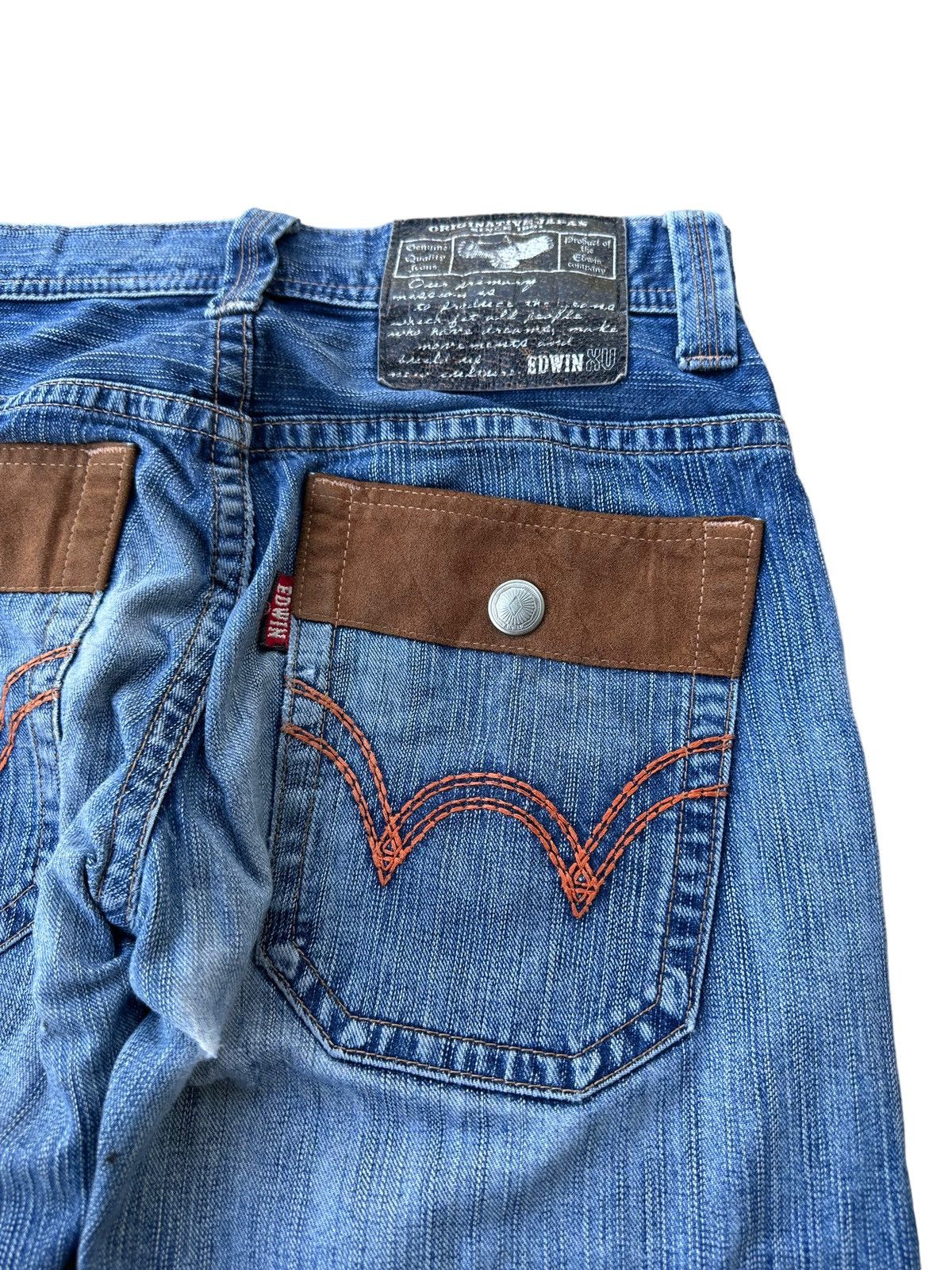 Edwin Vintage Edwind blue denim jeans Size US 31 - 8 Thumbnail