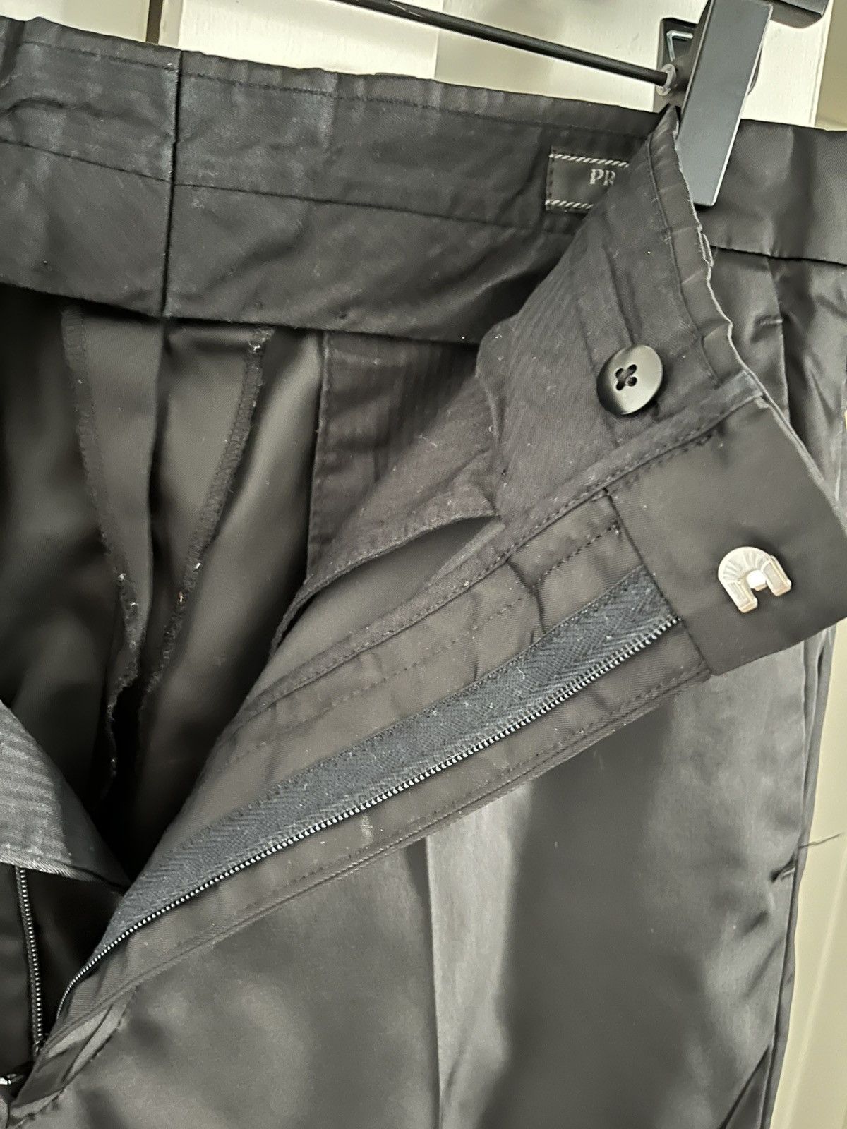 Prada Prada Re-Nylon Black Medium Trousers Size US 32 / EU 48 - 4 Thumbnail