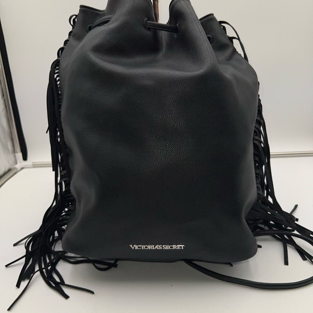 Victoria's Secret Victoria’s Secret Faux Leather With Fringe Large Backpack Size ONE SIZE - 1 Thumbnail