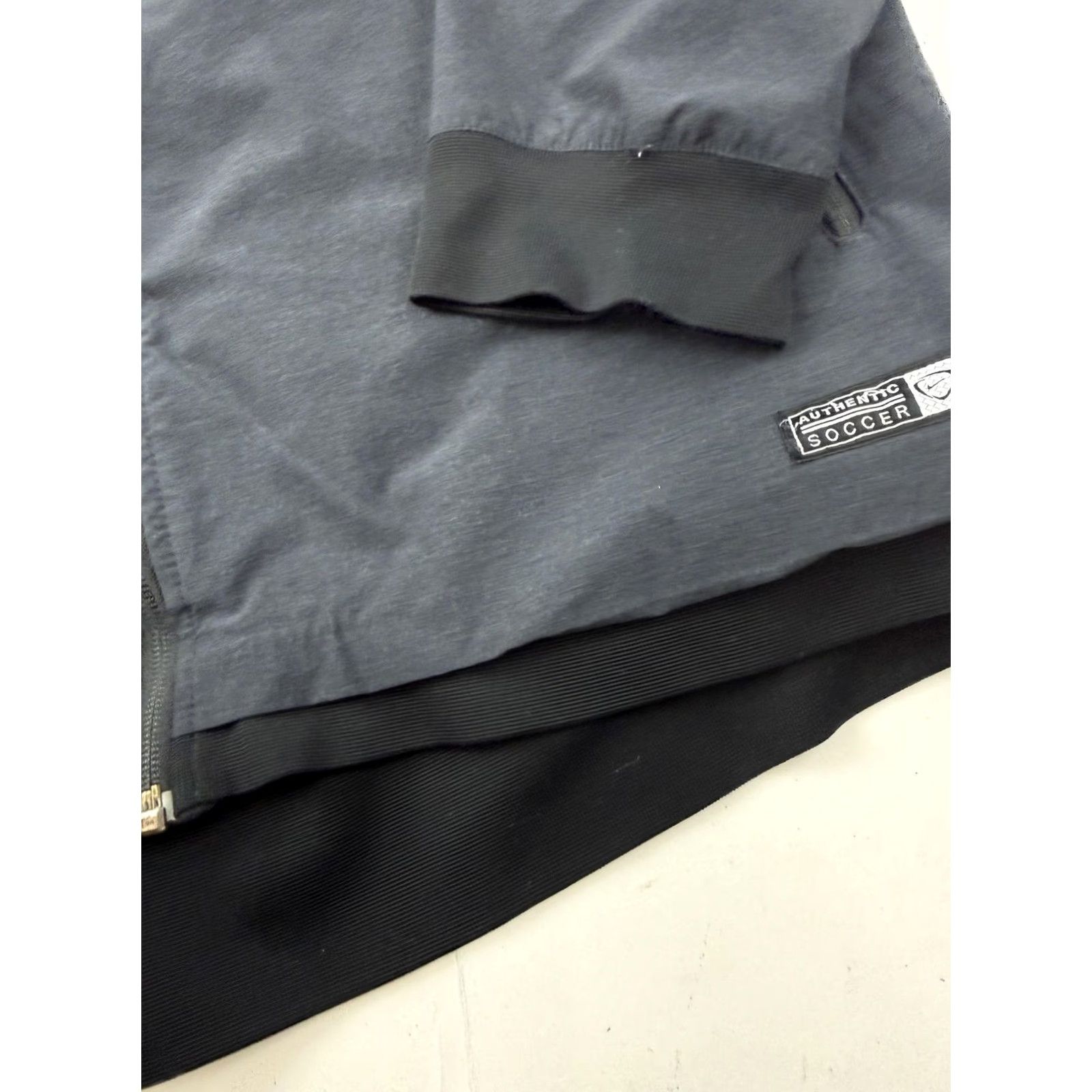 Nike Nike Jacket Mens L Gray Full Zip Authentic Soccer Windbreaker 888377-010 Size US L / EU 52-54 / 3 - 6 Thumbnail