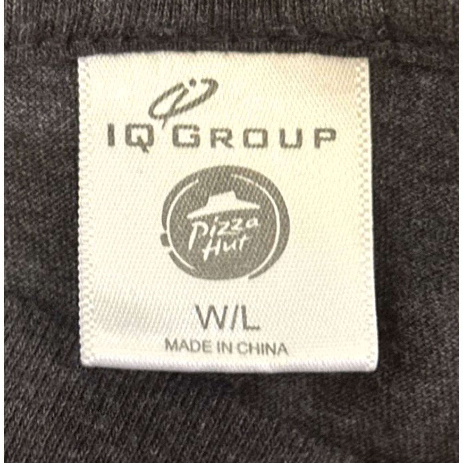 Vintage Pizza Hut Womens T-Shirt Sz L Gray V-Neck Short Sleeve Casual Restaurant 2303 Size L / US 10 / IT 46 - 5 Thumbnail