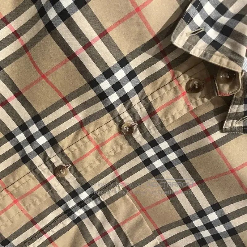Burberry Burberry Khaki Cotton Blend Long Sleeve Shirt. Size S / US 4 / IT 40 - 8 Thumbnail