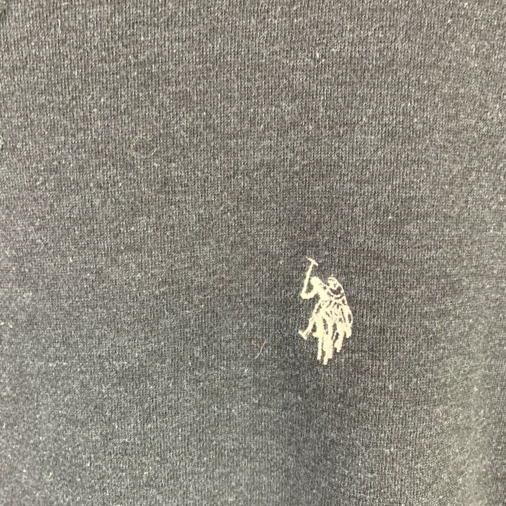 U.S. Polo Assn. U.S. Polo Assn. Sweater Men XL Dark Long Sleeve Luxury Feel Sweatshirt Crew Neck Charcoal Cotton Polyester Knit Pullover Embroidered Logo Regular Fit Size US XL / EU 56 / 4 - 3 Thumbnail