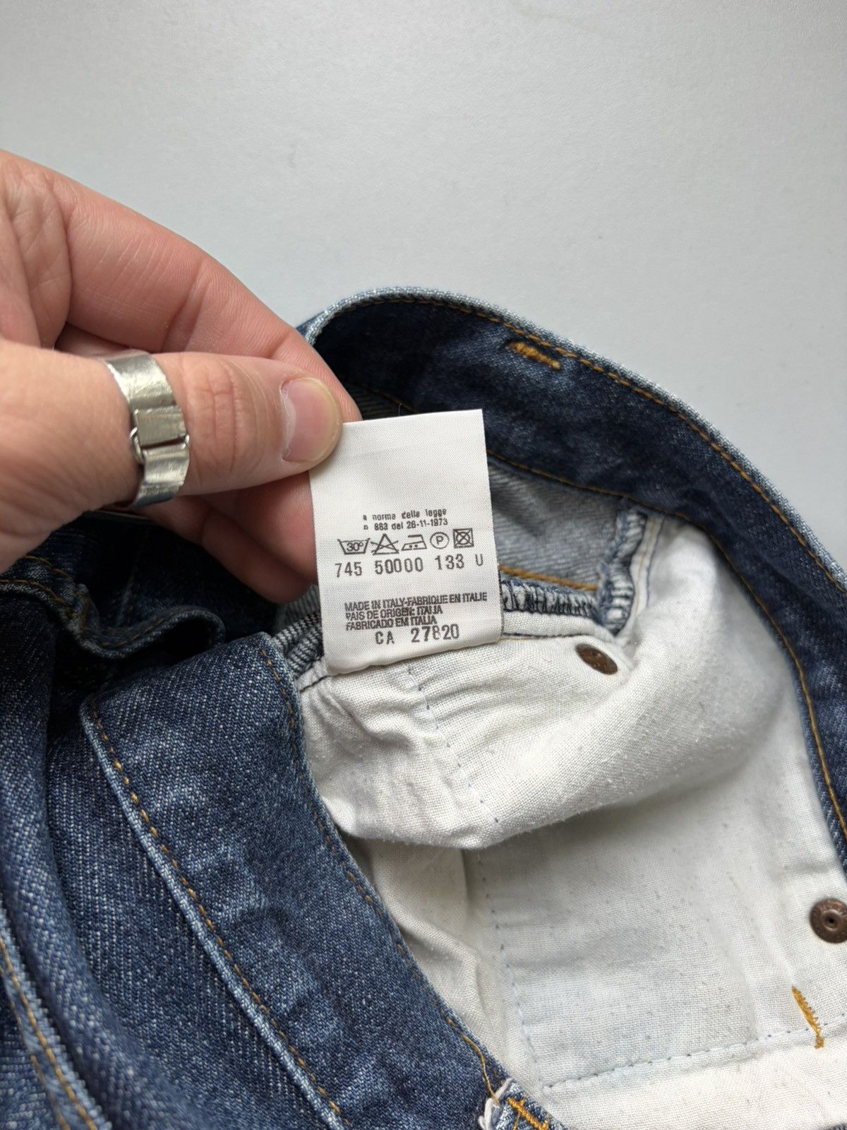 Helmut Lang Archive Helmut Lang AW97 raw denim jeans Size US 30 / EU 46 - 14 Thumbnail