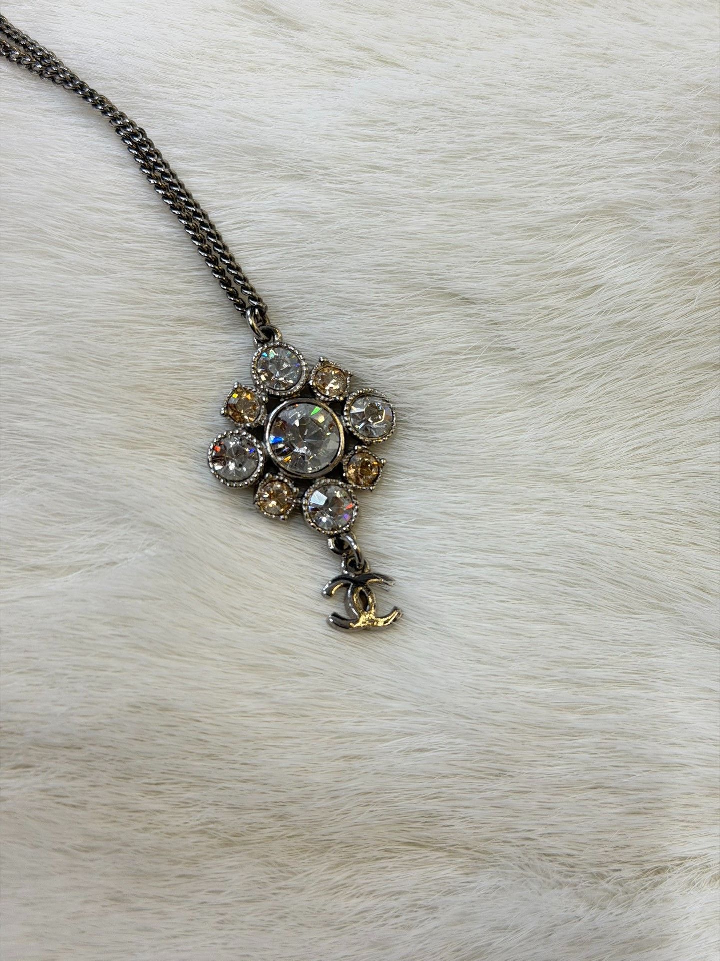 Chanel Chanel Baroque Crystal Double C Necklace Size ONE SIZE - 1 Thumbnail