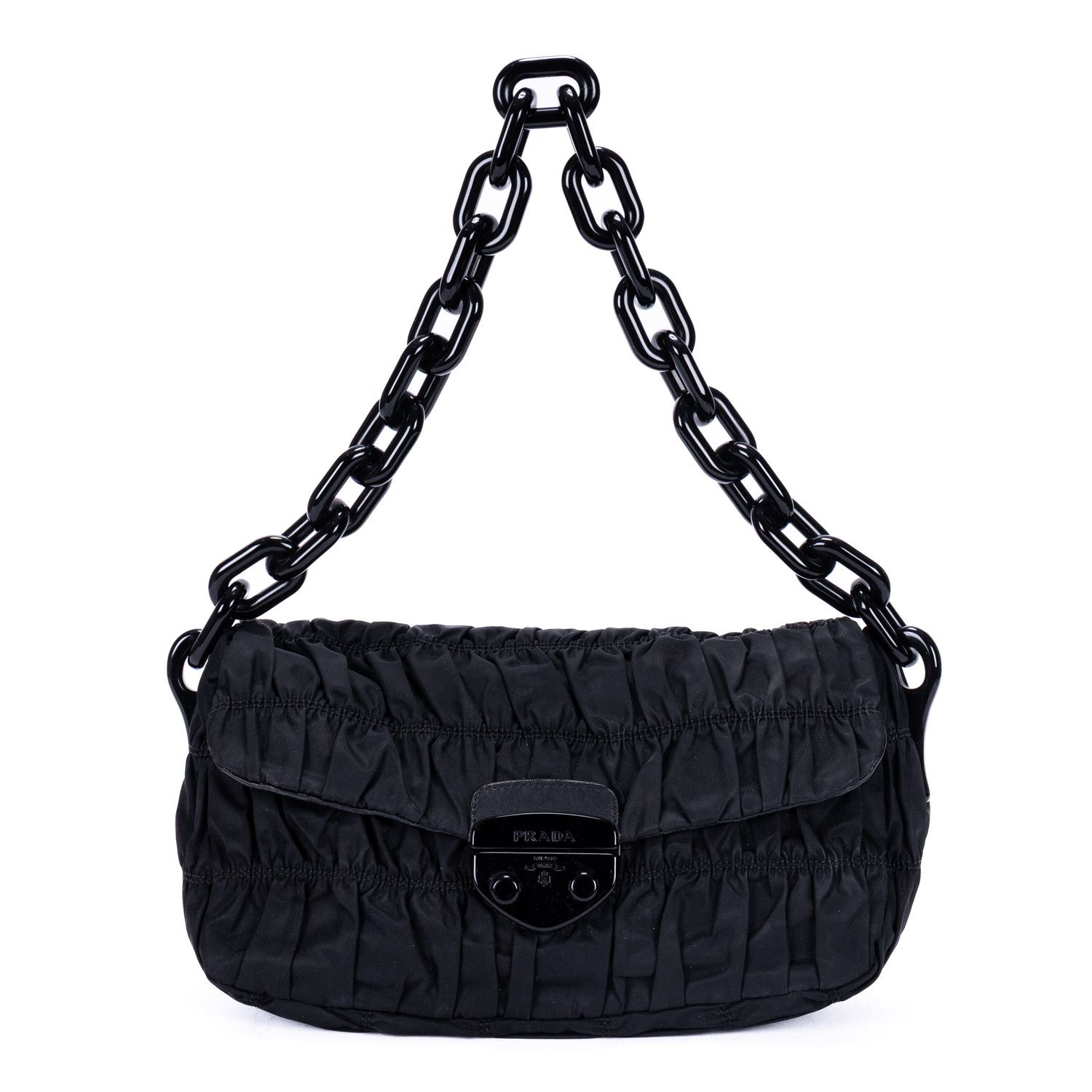 Prada Tessuto Gaufre Chain Bag Size ONE SIZE - 1 Thumbnail