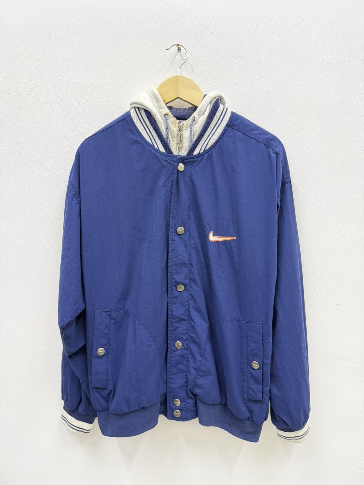Nike Vintage Nike Baseball Jacket Size US M / EU 48-50 / 2 - 2 Thumbnail