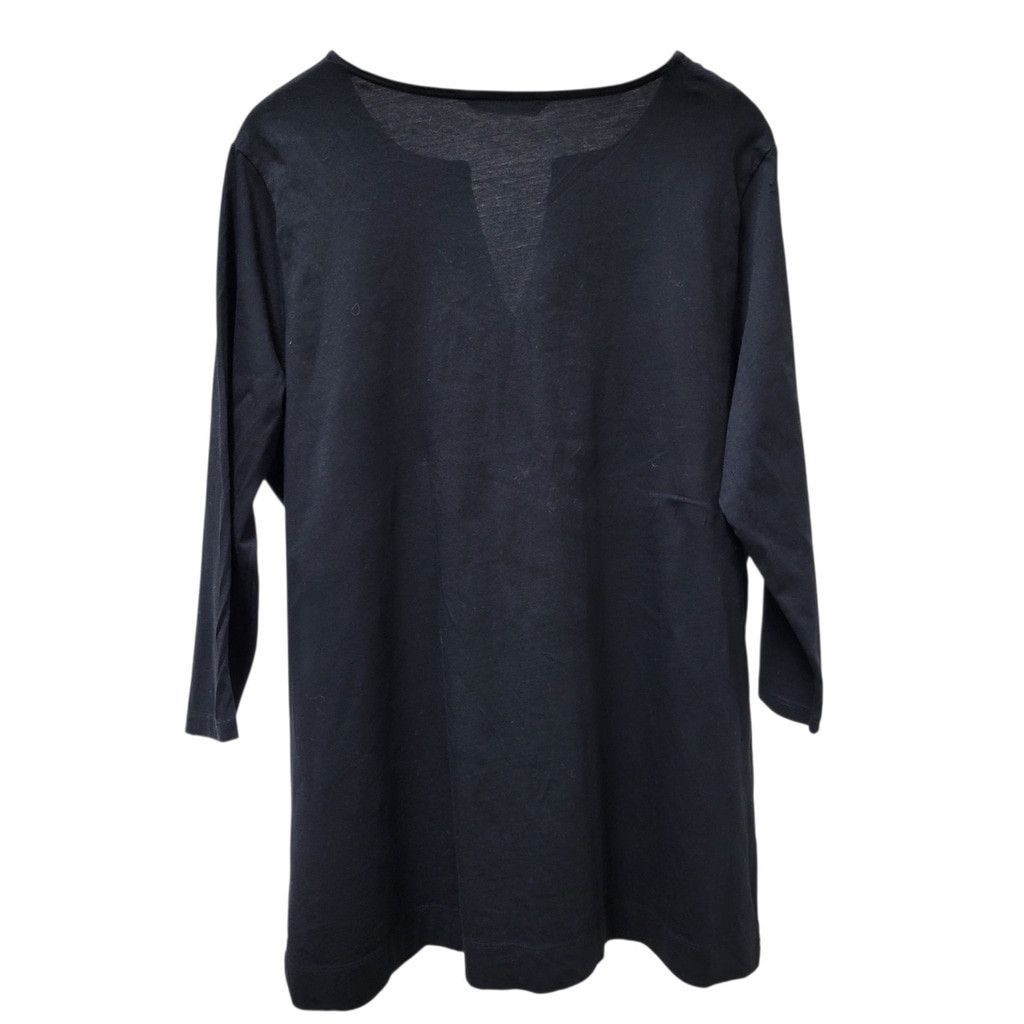 Lauren Ralph Lauren Lauren Ralph Lauren Split Neck Cotton 3/4 Sleeve Blouse Size XXL / US 16-18 / IT 52-54 - 5 Thumbnail