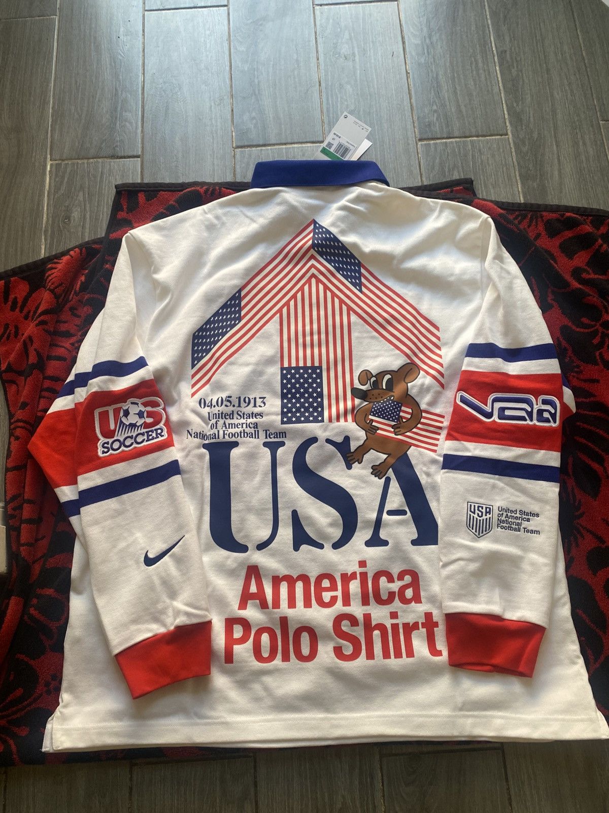 Nike Nike USMNT V.A.A. L/S Rugby Top (Soccer) Medium Size US M / EU 48-50 / 2 - 2 Thumbnail