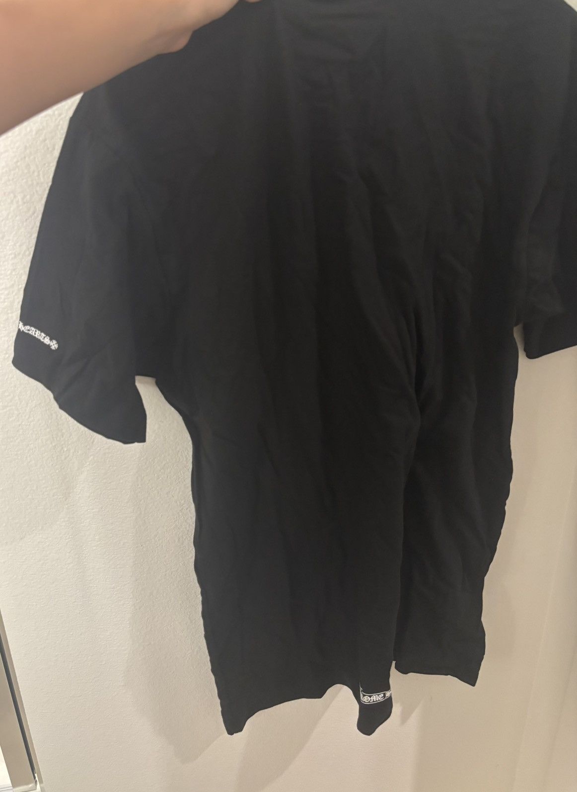 Chrome Hearts Chrome Hearts Chrome Hearts Neck Logo Black T-shirt Size US M / EU 48-50 / 2 - 2 Thumbnail