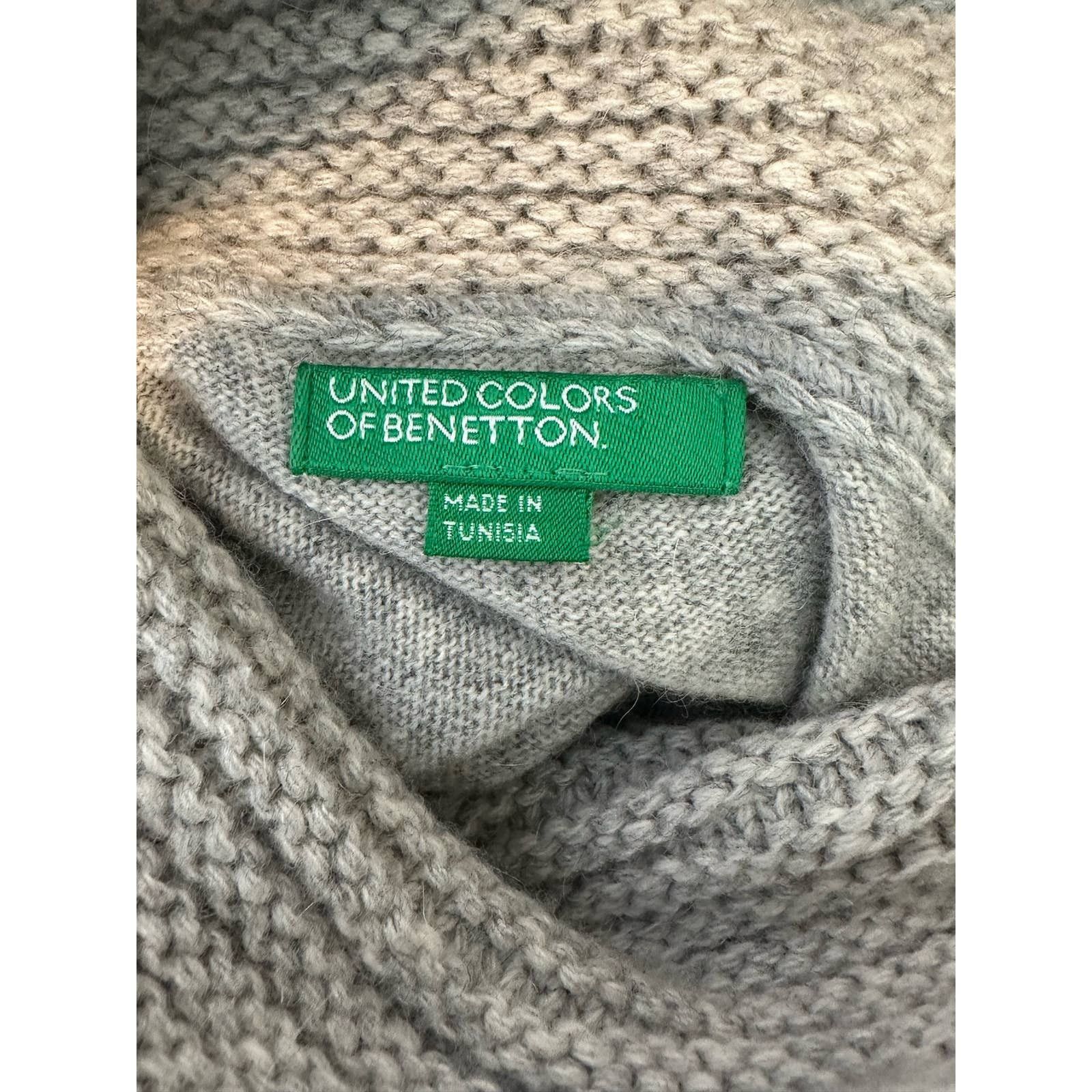 Benetton Benetton turtle neck short sleeves mini sweater dress size m Size M / US 6-8 / IT 42-44 - 3 Thumbnail