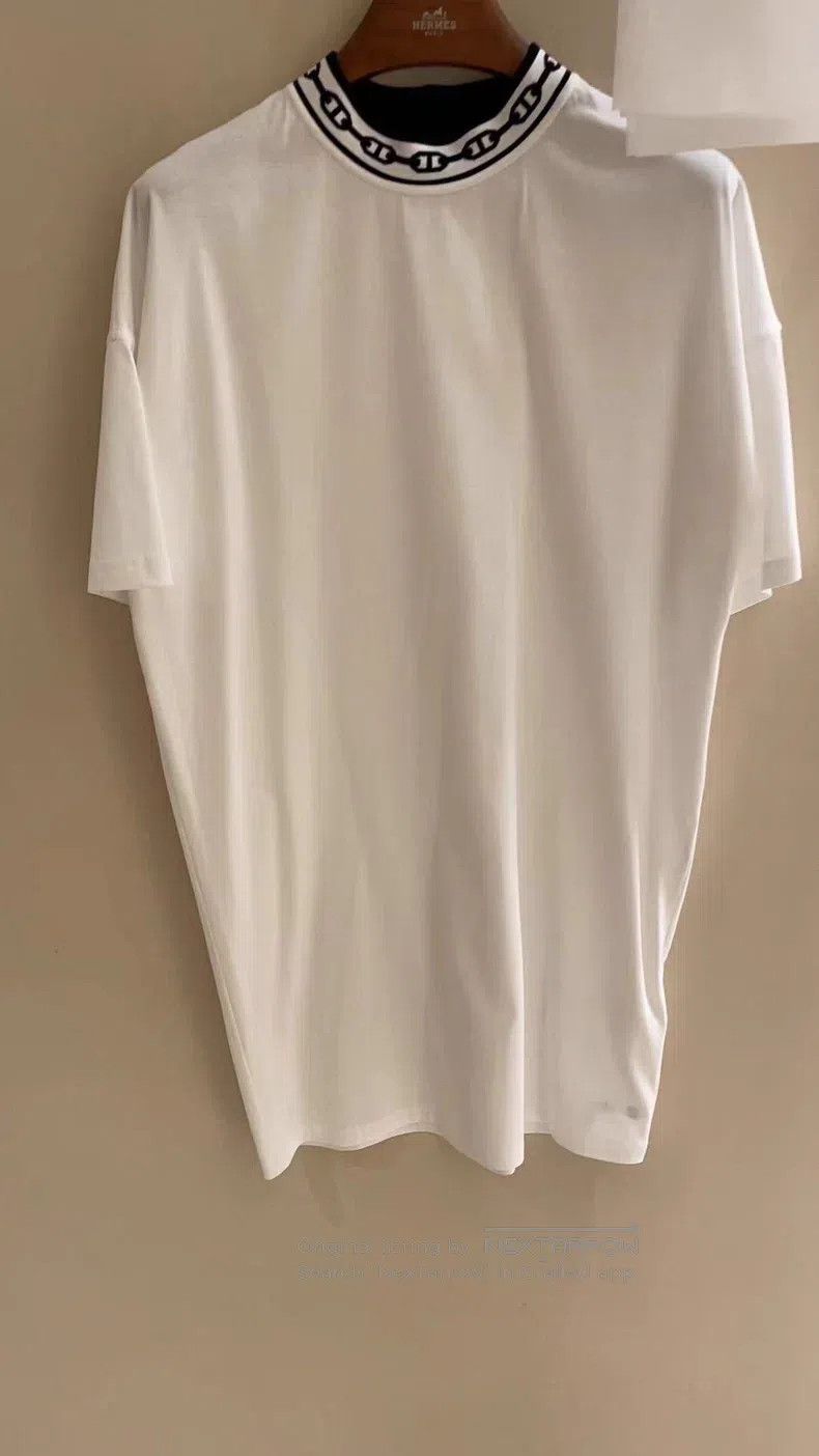 Hermes Hermes Pig Nose Collar Long Sleeve Tee Dress Size XS / US 0-2 / IT 36-38 - 1 Thumbnail