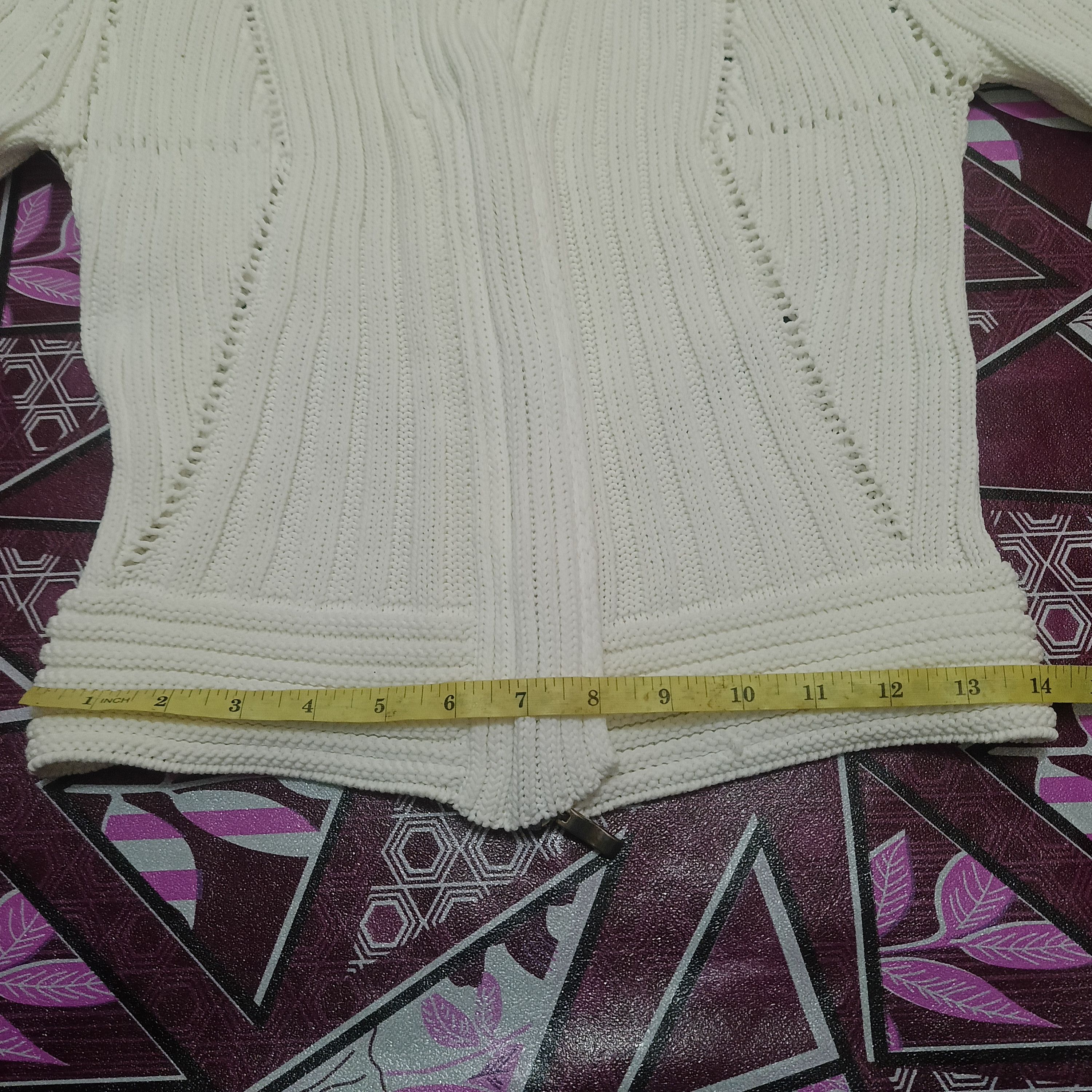 If Six Was Nine Rare Design Hiroko Koshino Mesh Jacket zipper Size XS / US 0-2 / IT 36-38 - 17 Thumbnail