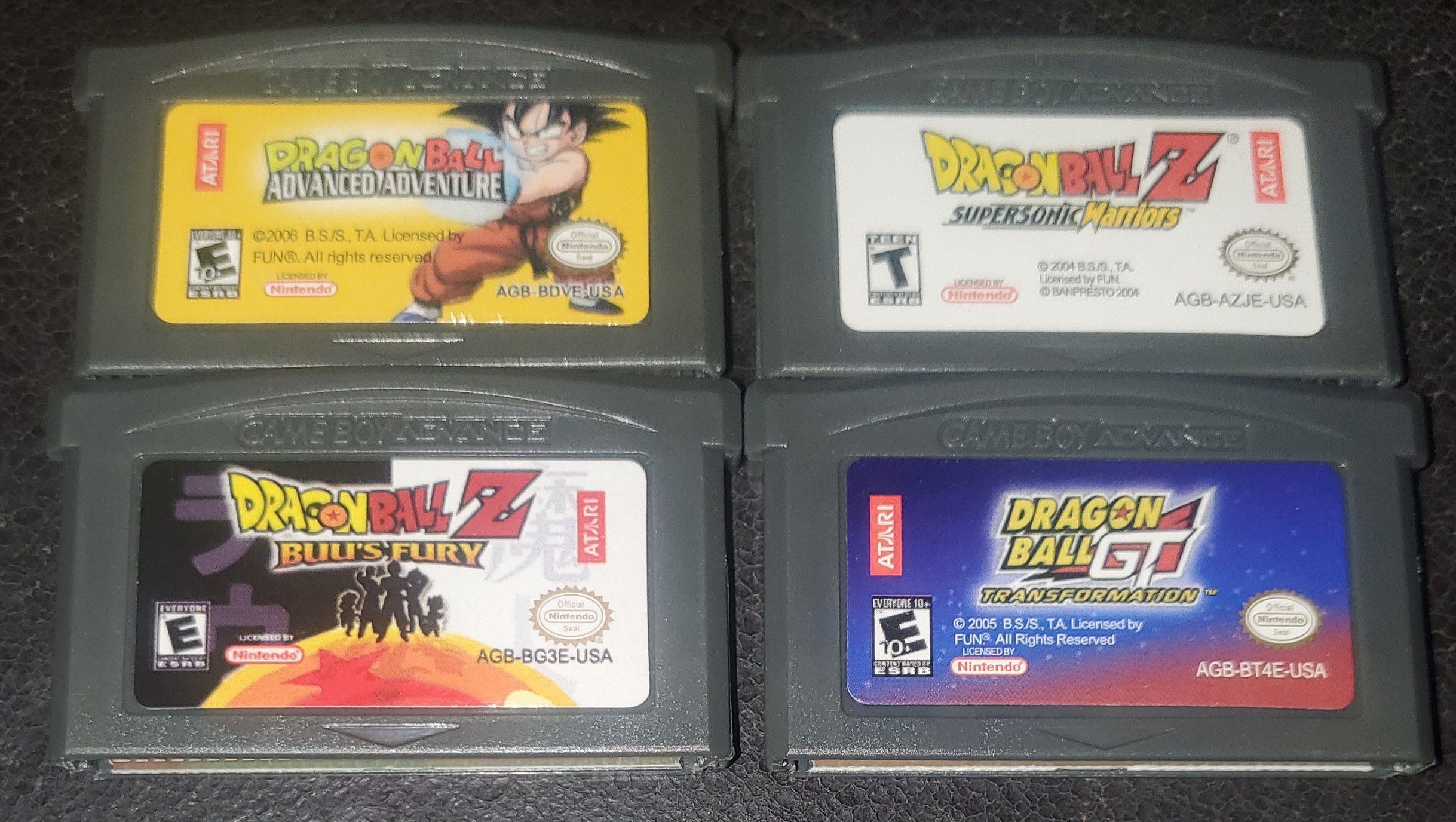 Nintendo DBZ Buu's Fury, Supersonic Warriors, and More GBA Video Game Size ONE SIZE - 1 Thumbnail