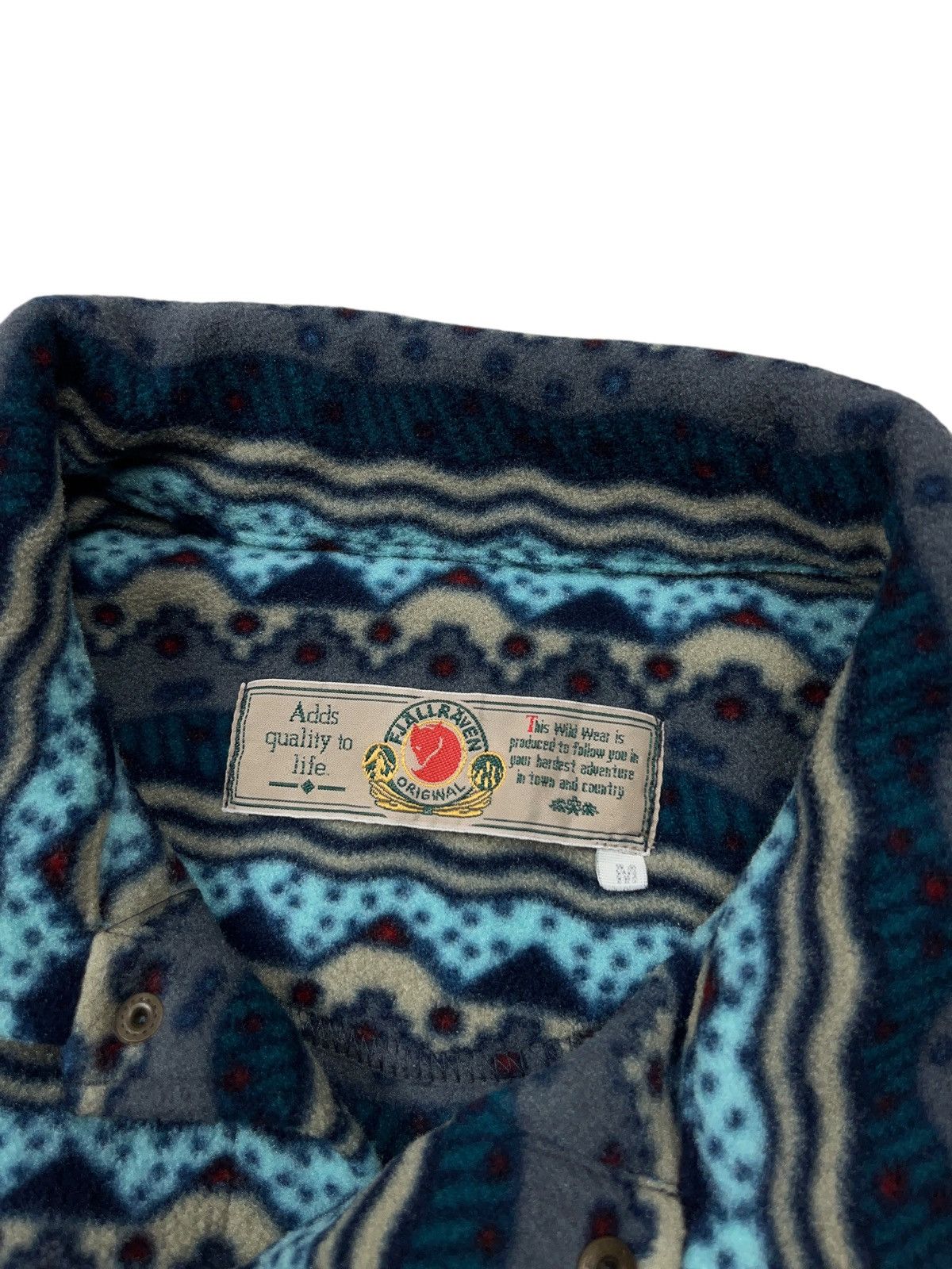 Fjallraven Vintage Fjallraven Fleece Polo Shirt Synchilla Polartec Size US M / EU 48-50 / 2 - 7 Thumbnail