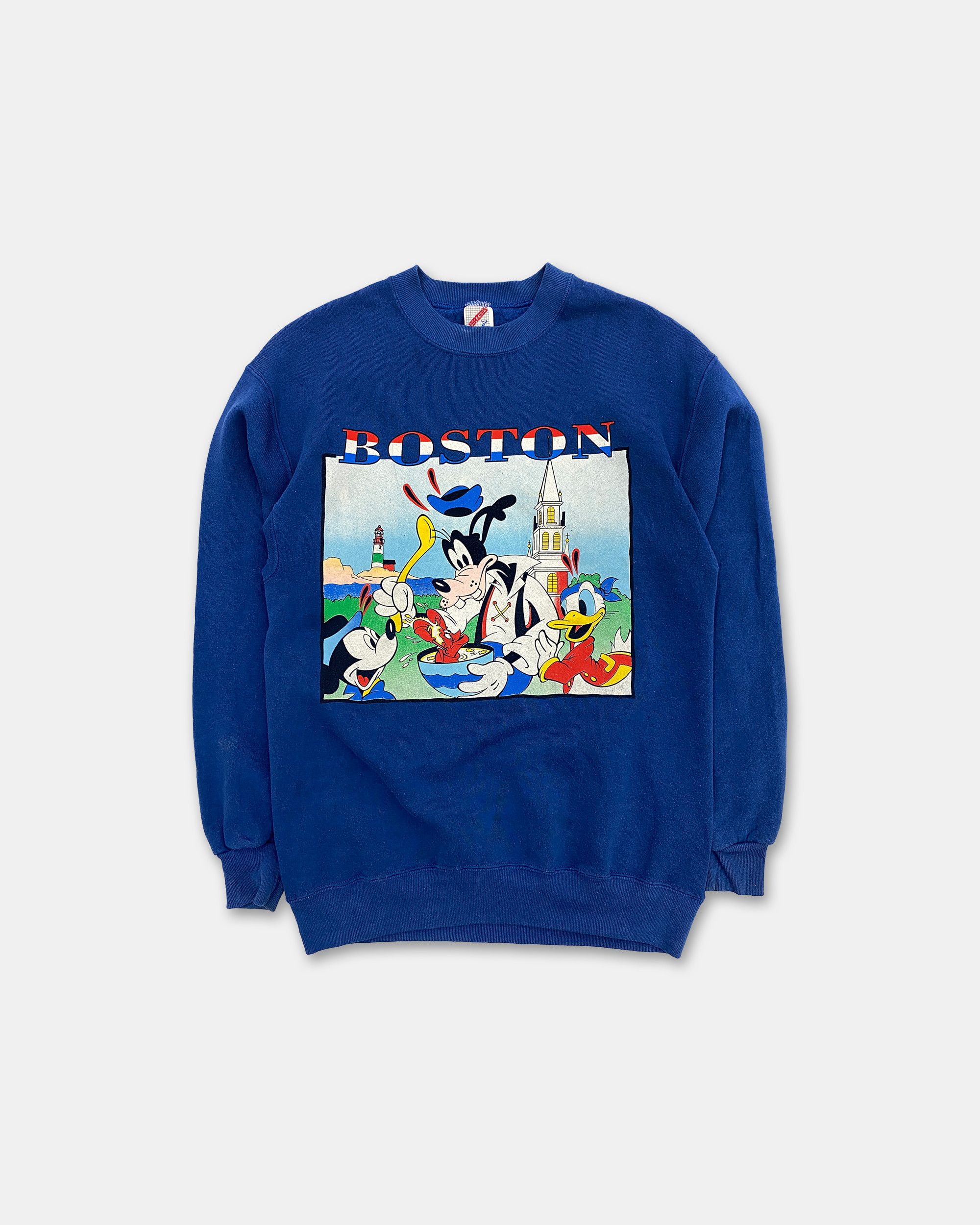 Disney 1980s Made in USA Disney Boston Crewneck Size US L / EU 52-54 / 3 - 1 Thumbnail